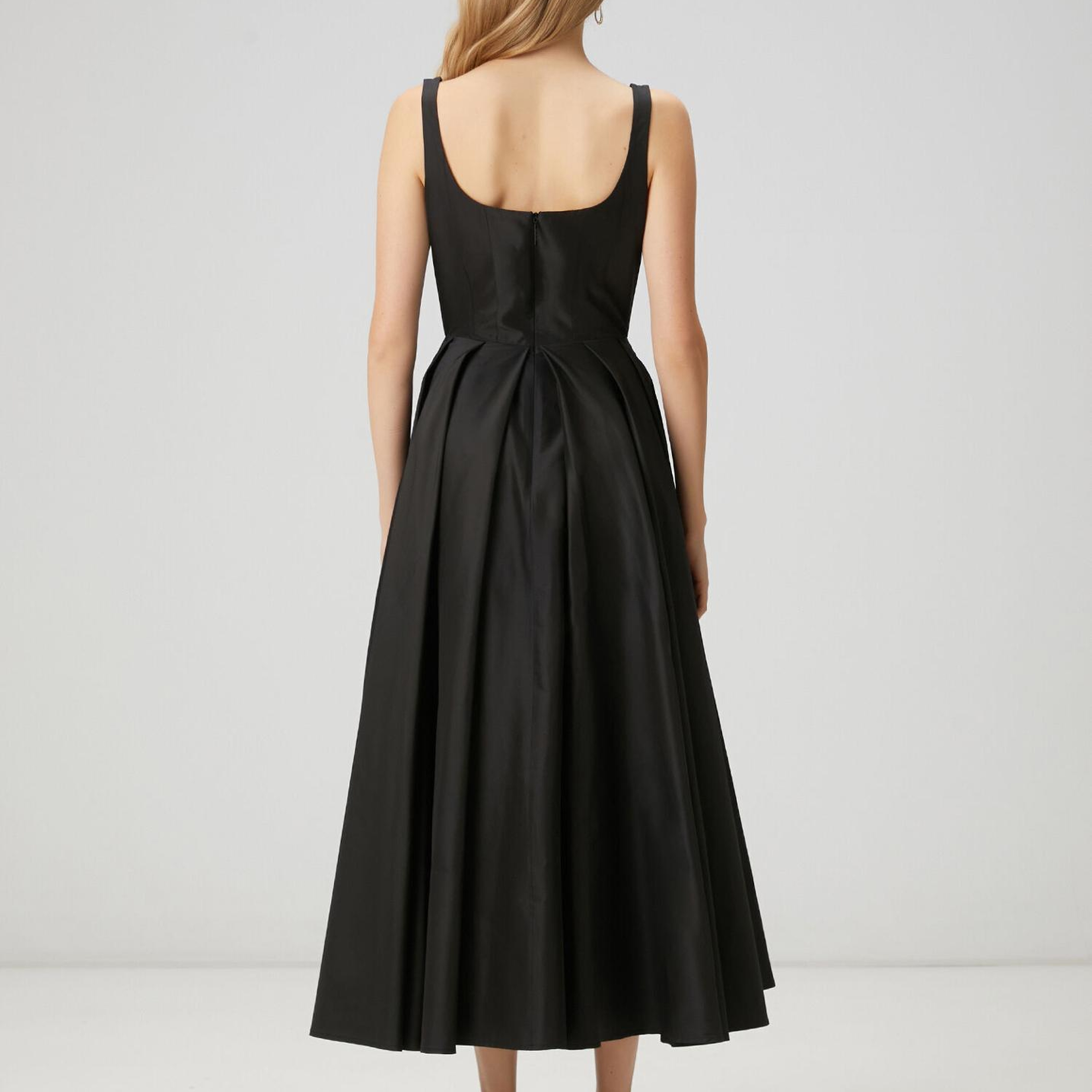 Beymen Club Kadın Siyah Maksi Tafta Elbise