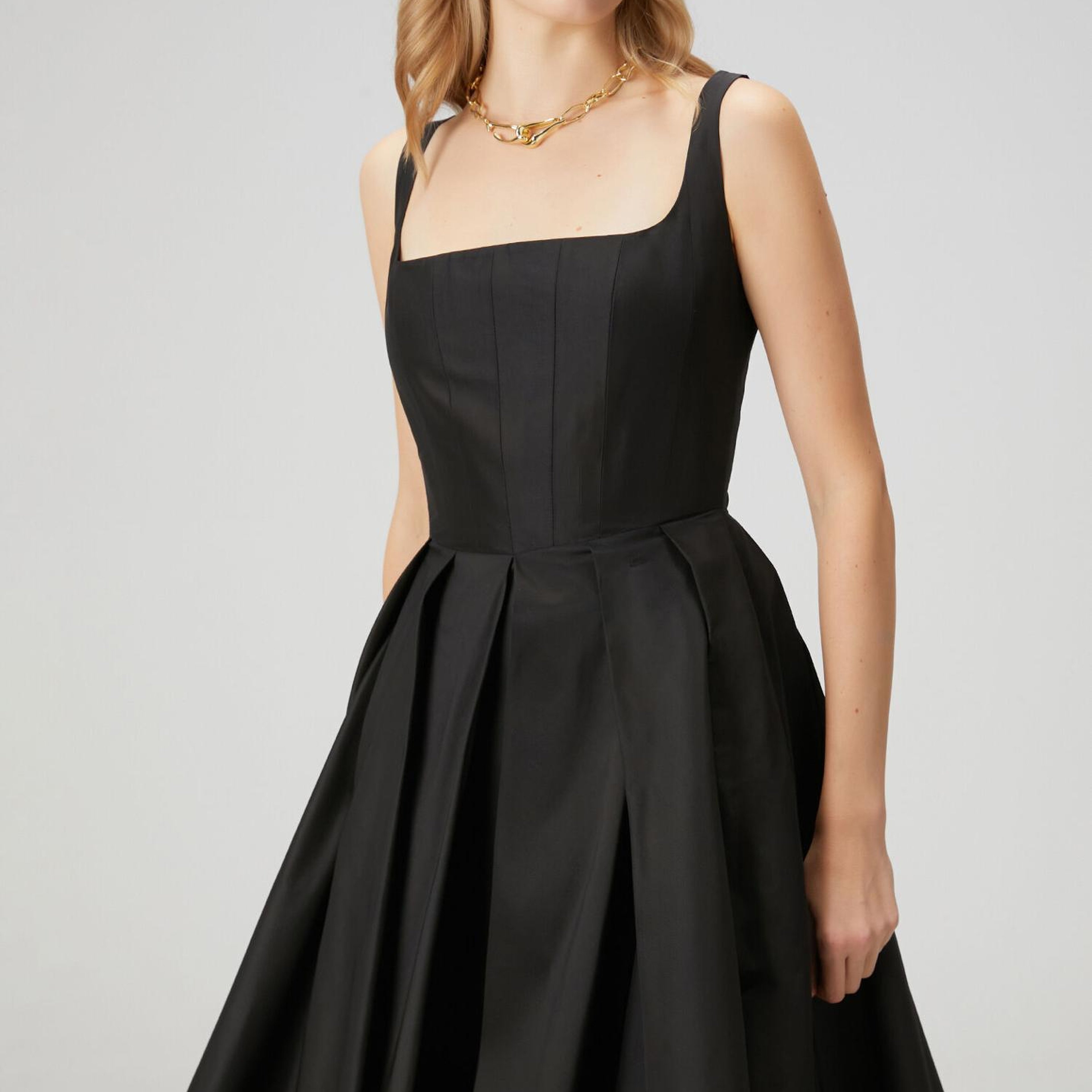 Beymen Club Kadın Siyah Maksi Tafta Elbise