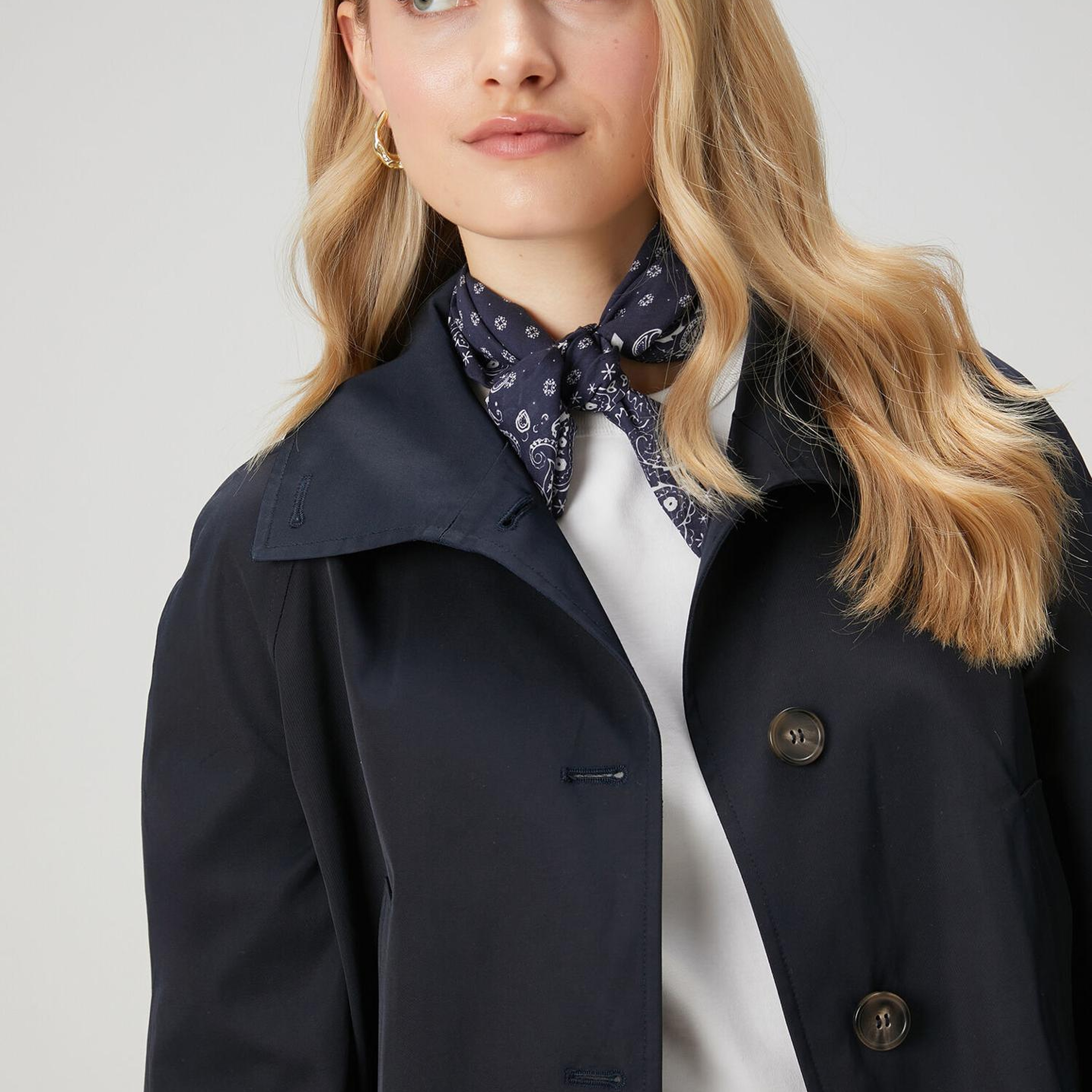 Beymen Club Kadın Lacivert Gabardin Mont