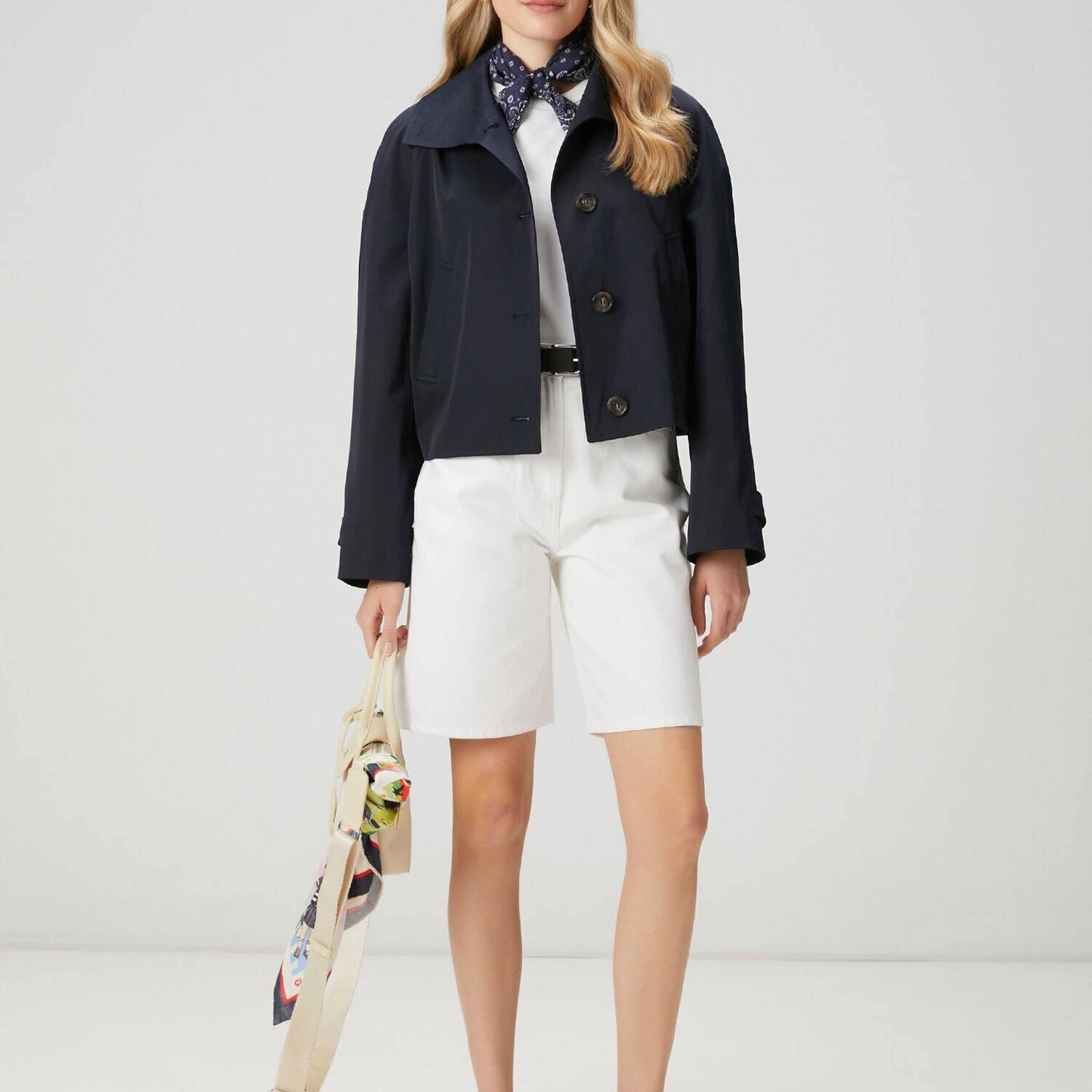 Beymen Club Kadın Lacivert Gabardin Mont