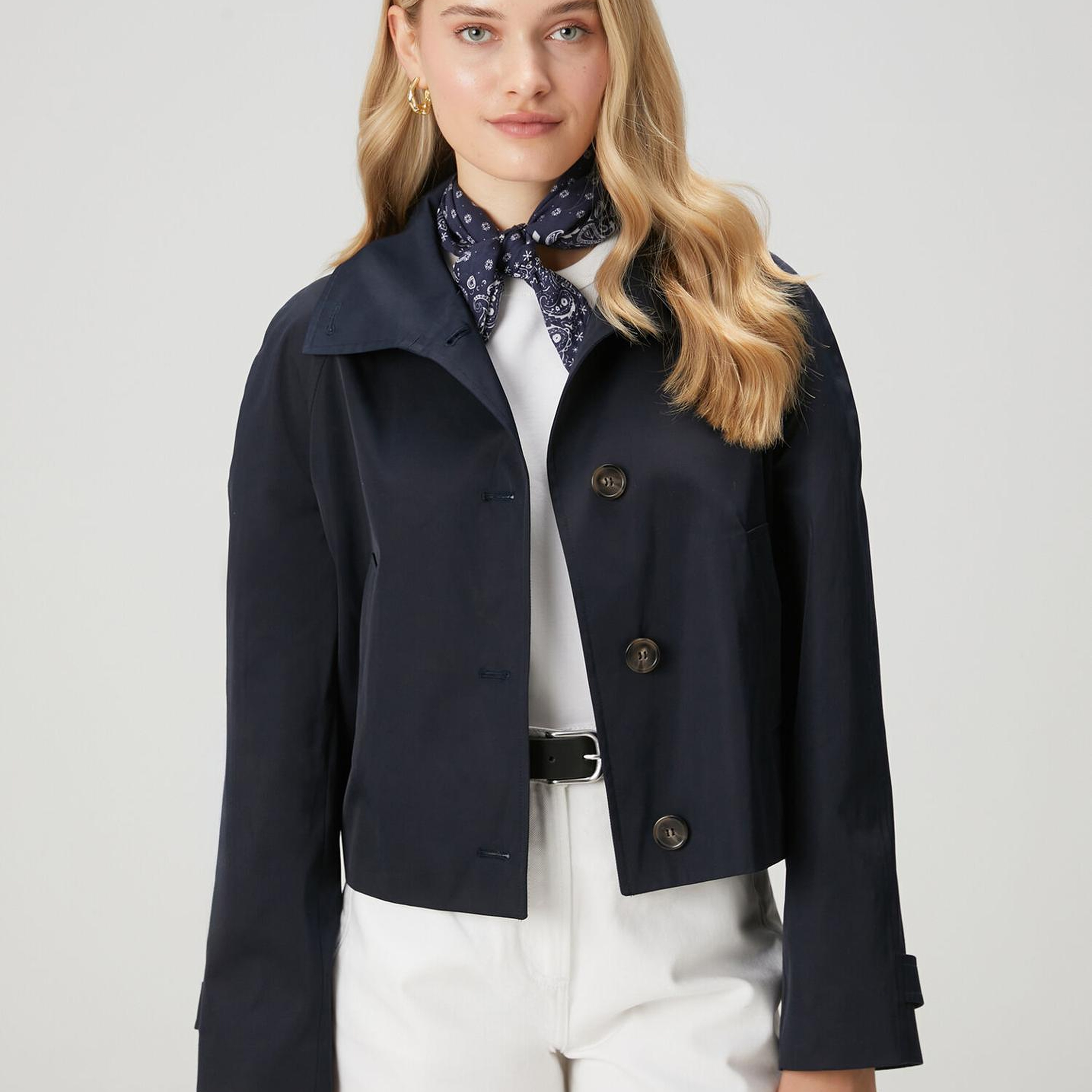 Beymen Club Kadın Lacivert Gabardin Mont