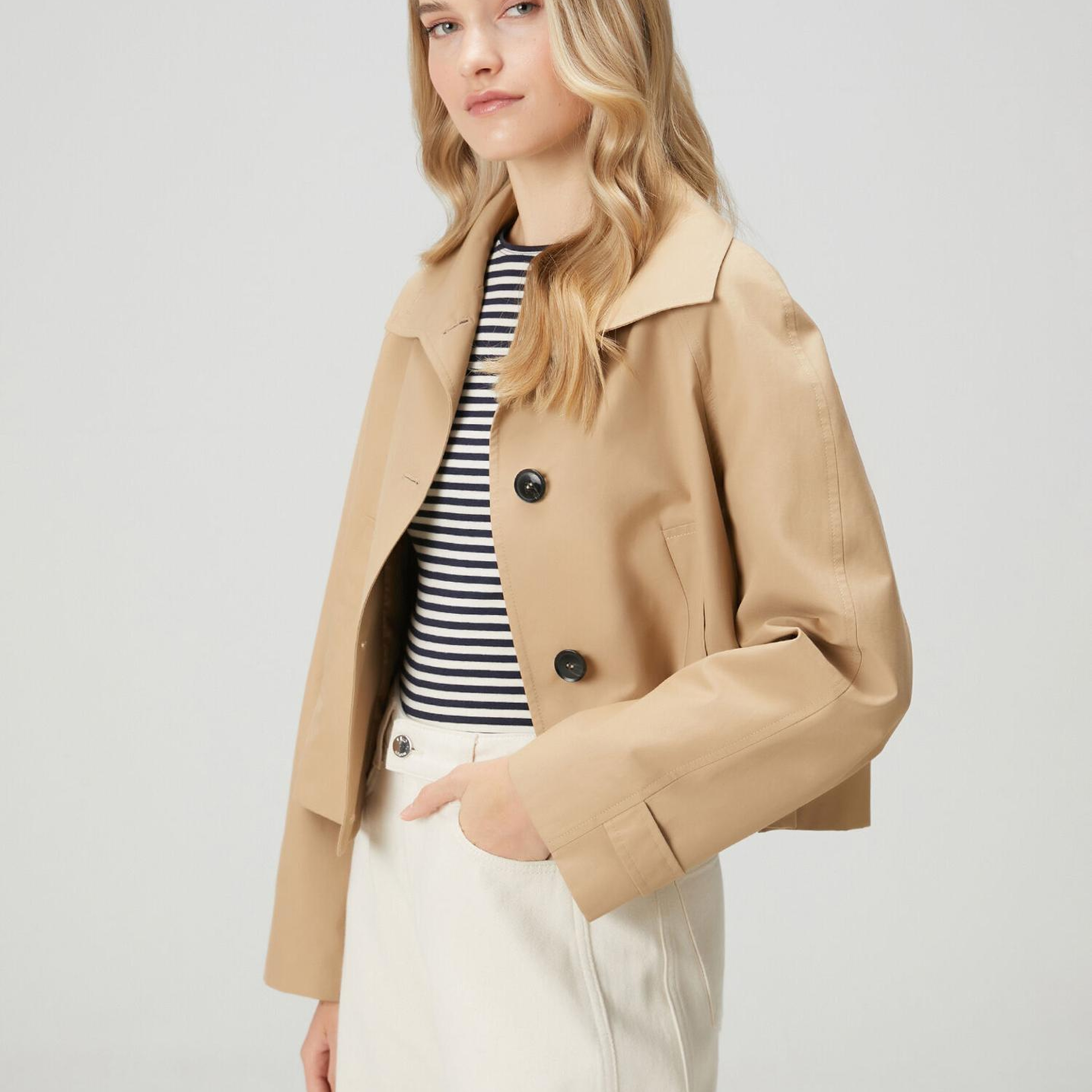 Beymen Club Kadın Bej Gabardin Mont