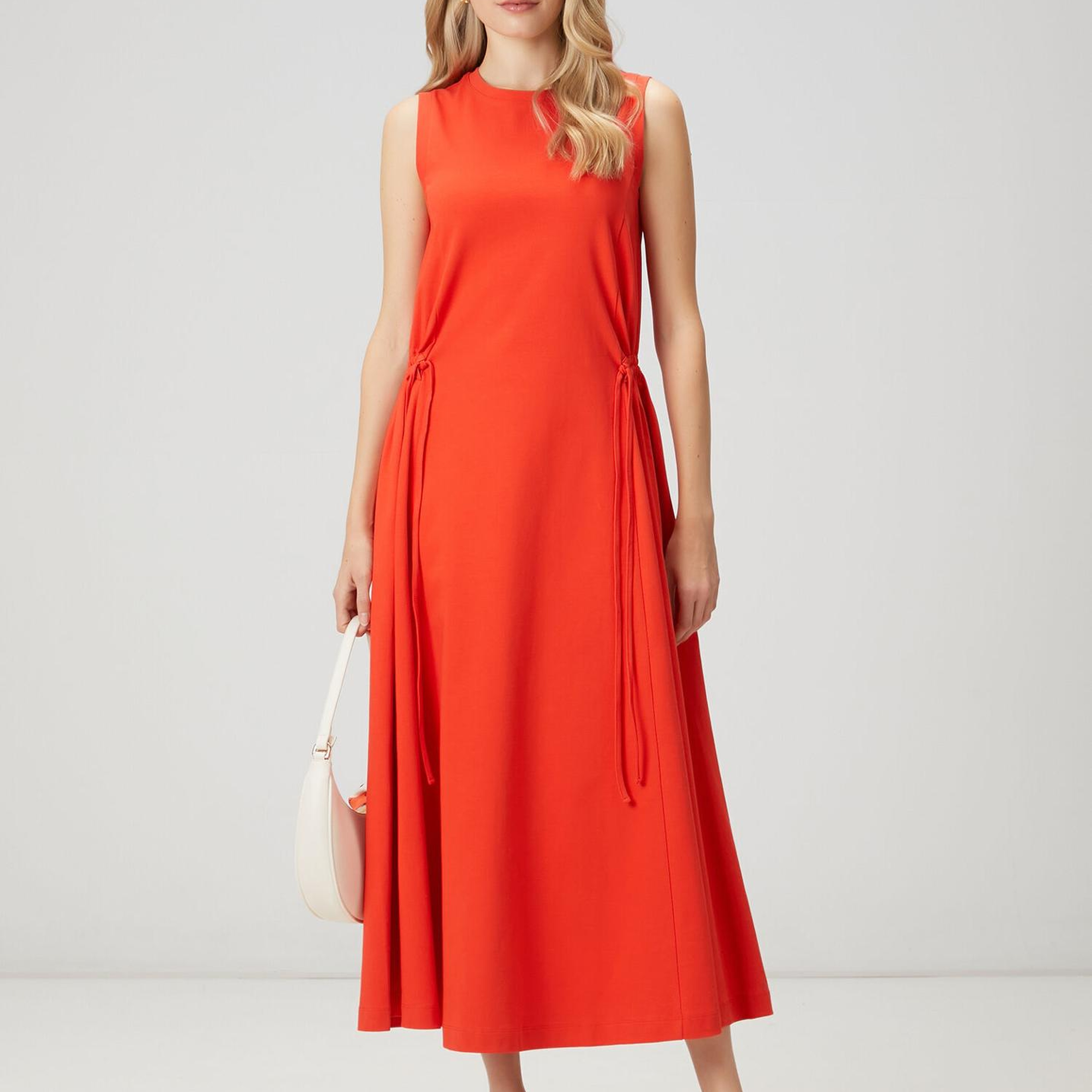 Beymen Club Kadın Kırmızı Büzgü Detaylı Uzun Elbise