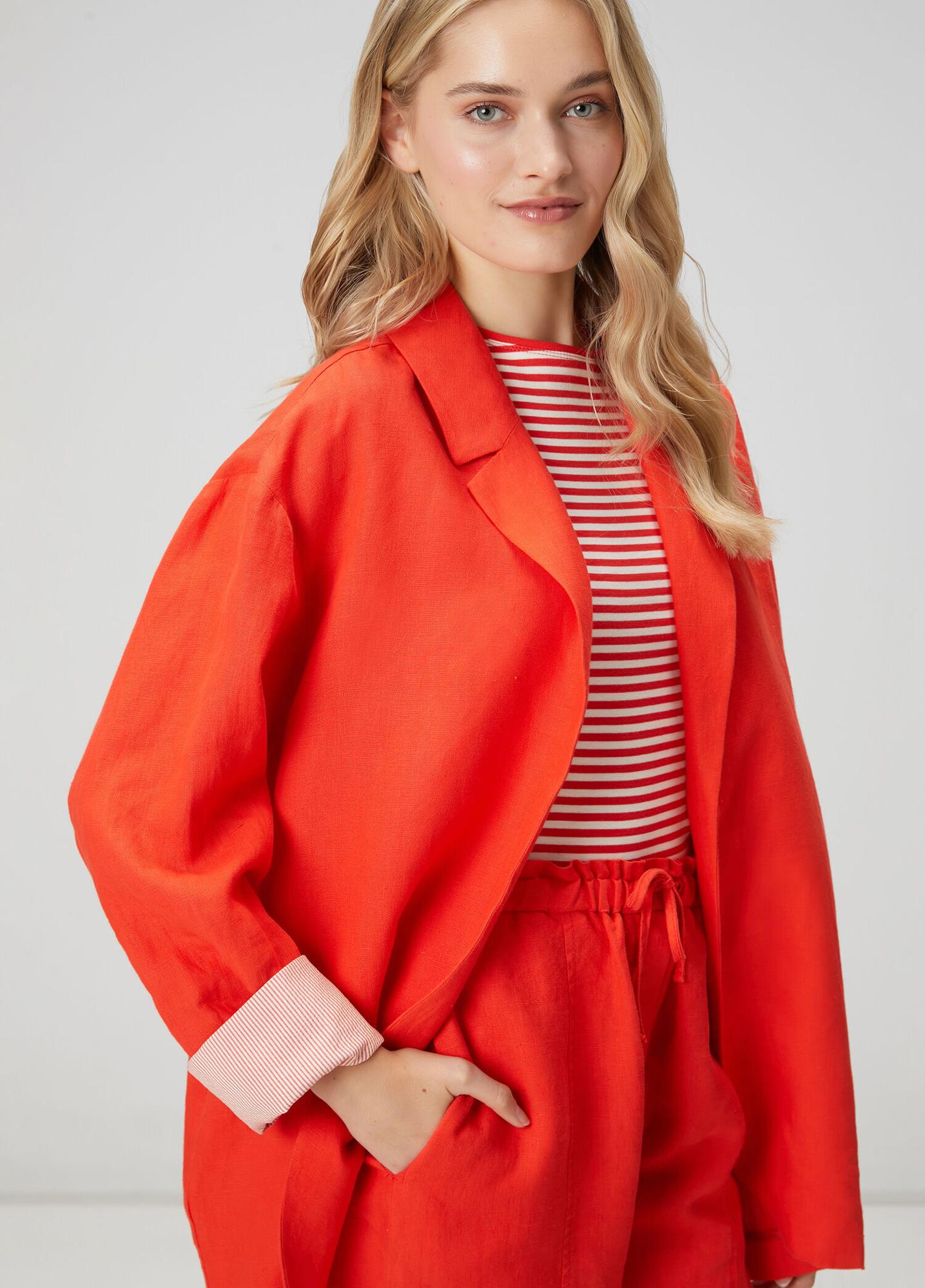 Beymen Club Kadın Kırmızı Keten Ceket