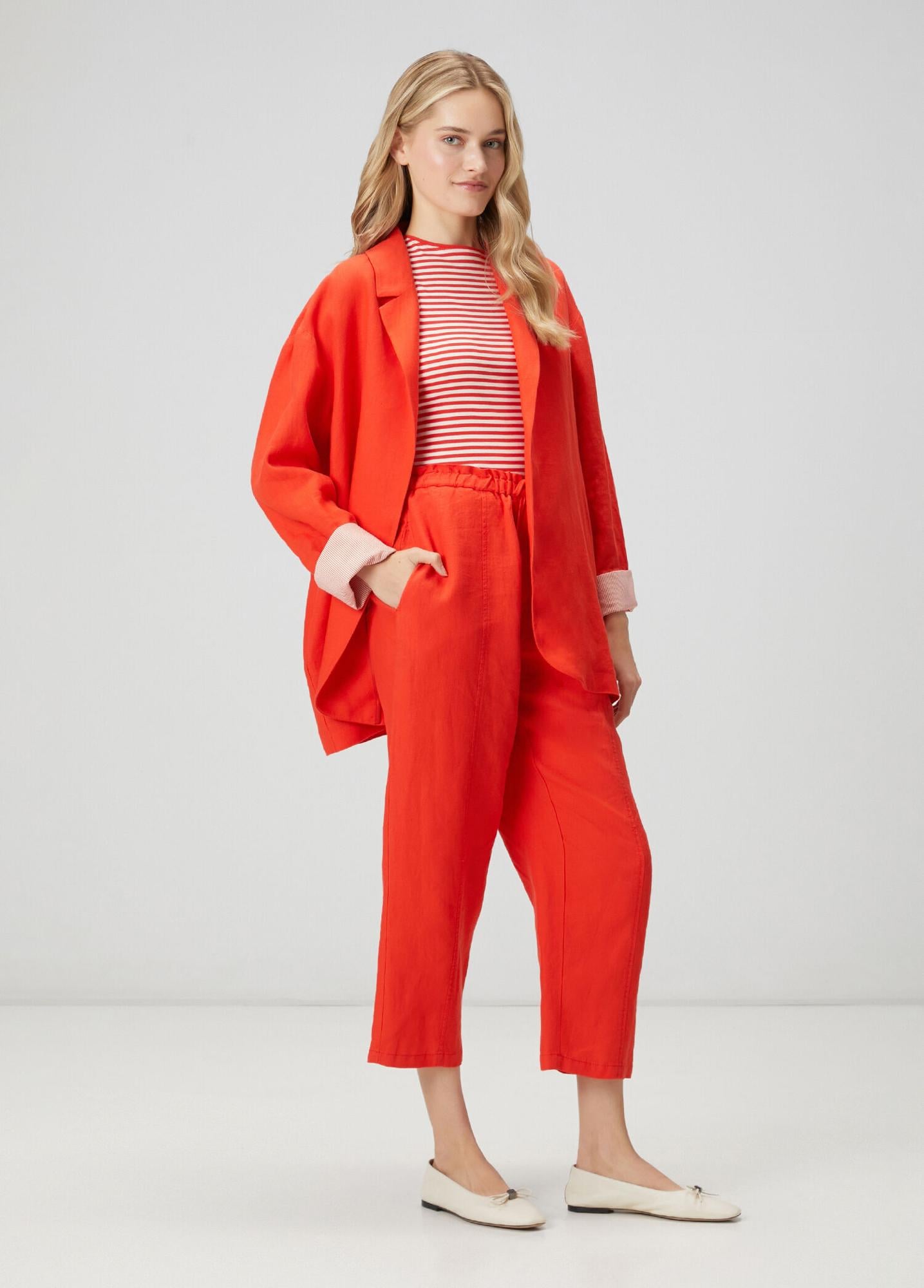 Beymen Club Kadın Kırmızı Keten Ceket