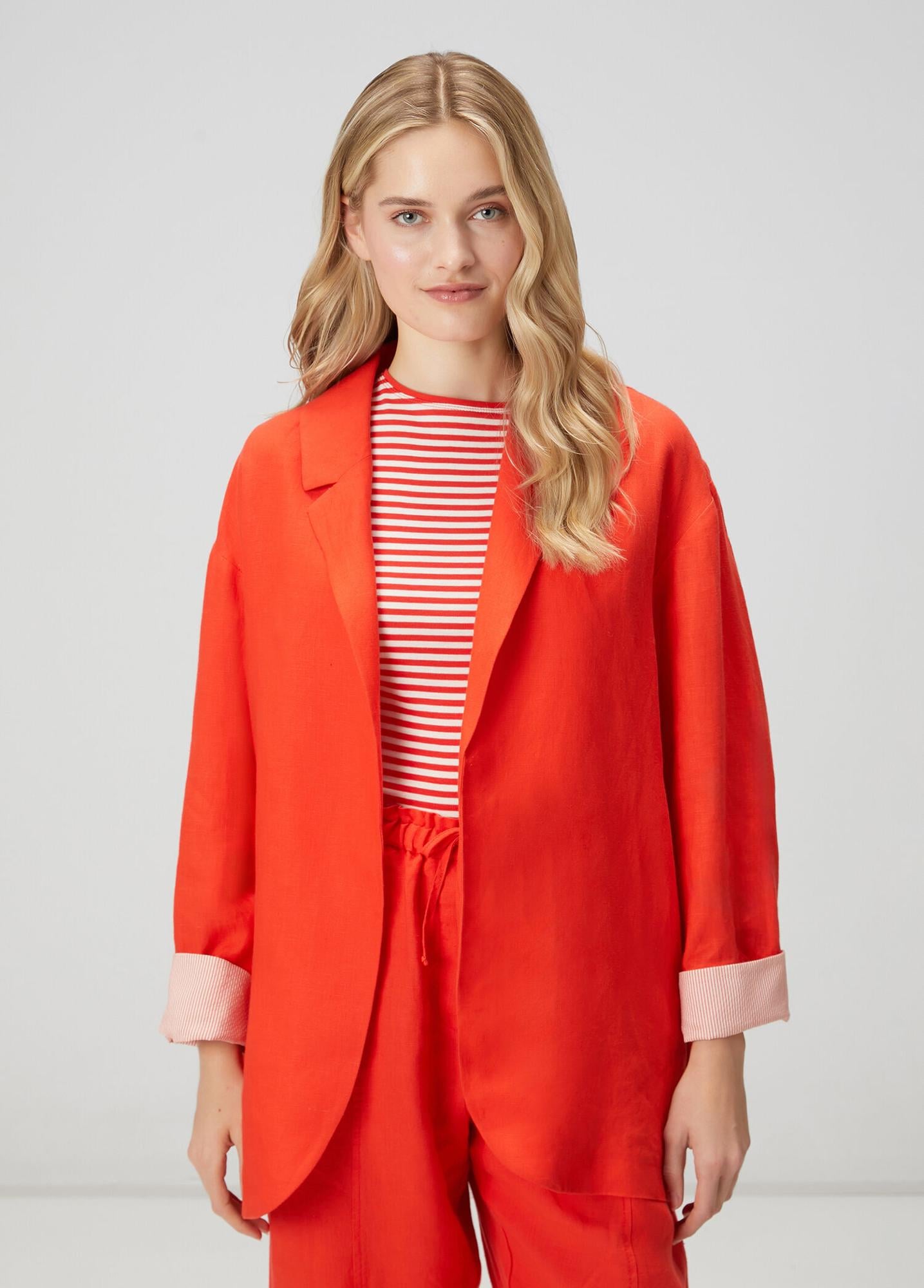 Beymen Club Kadın Kırmızı Keten Ceket