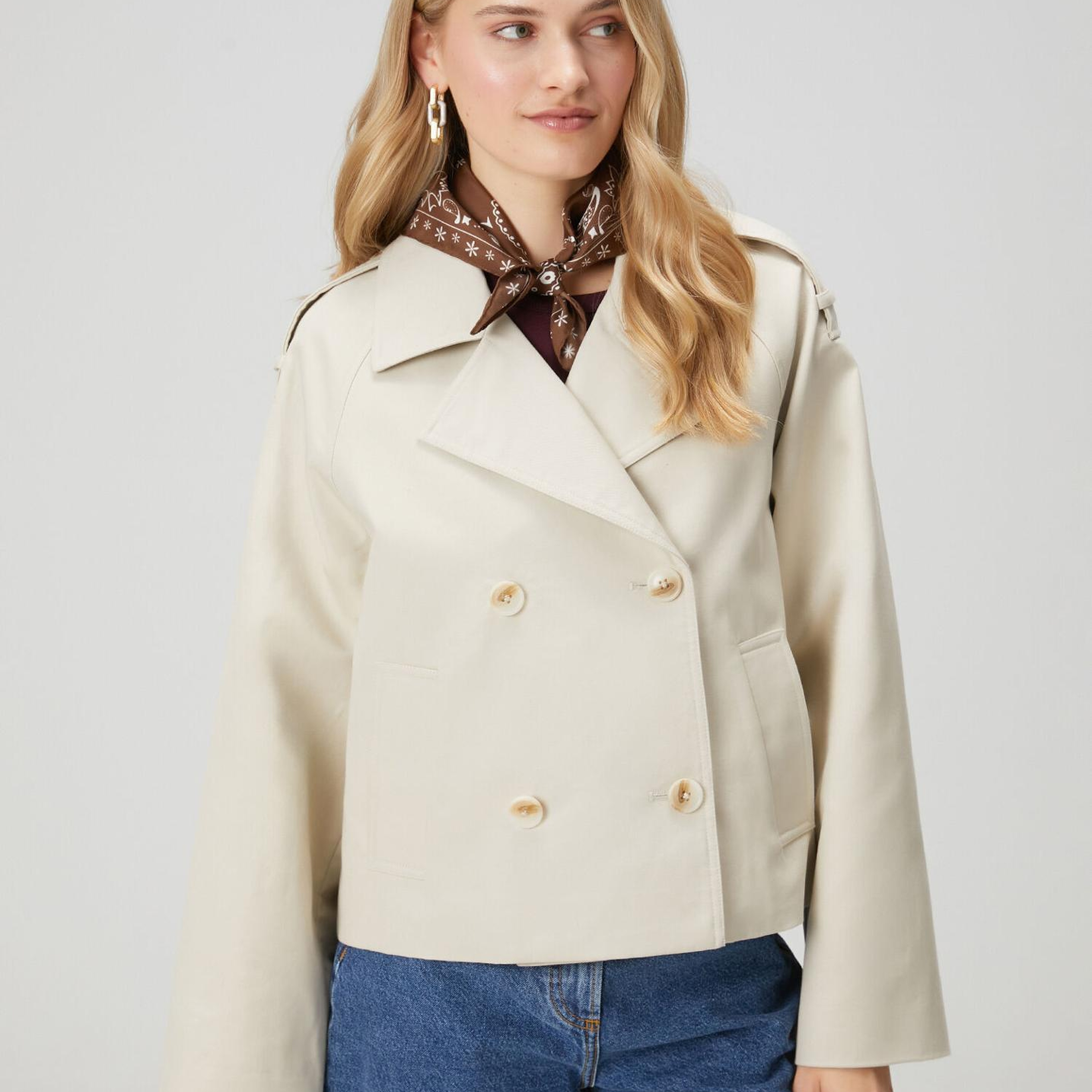 Beymen Club Kadın Taş Apoletli Twill Mont