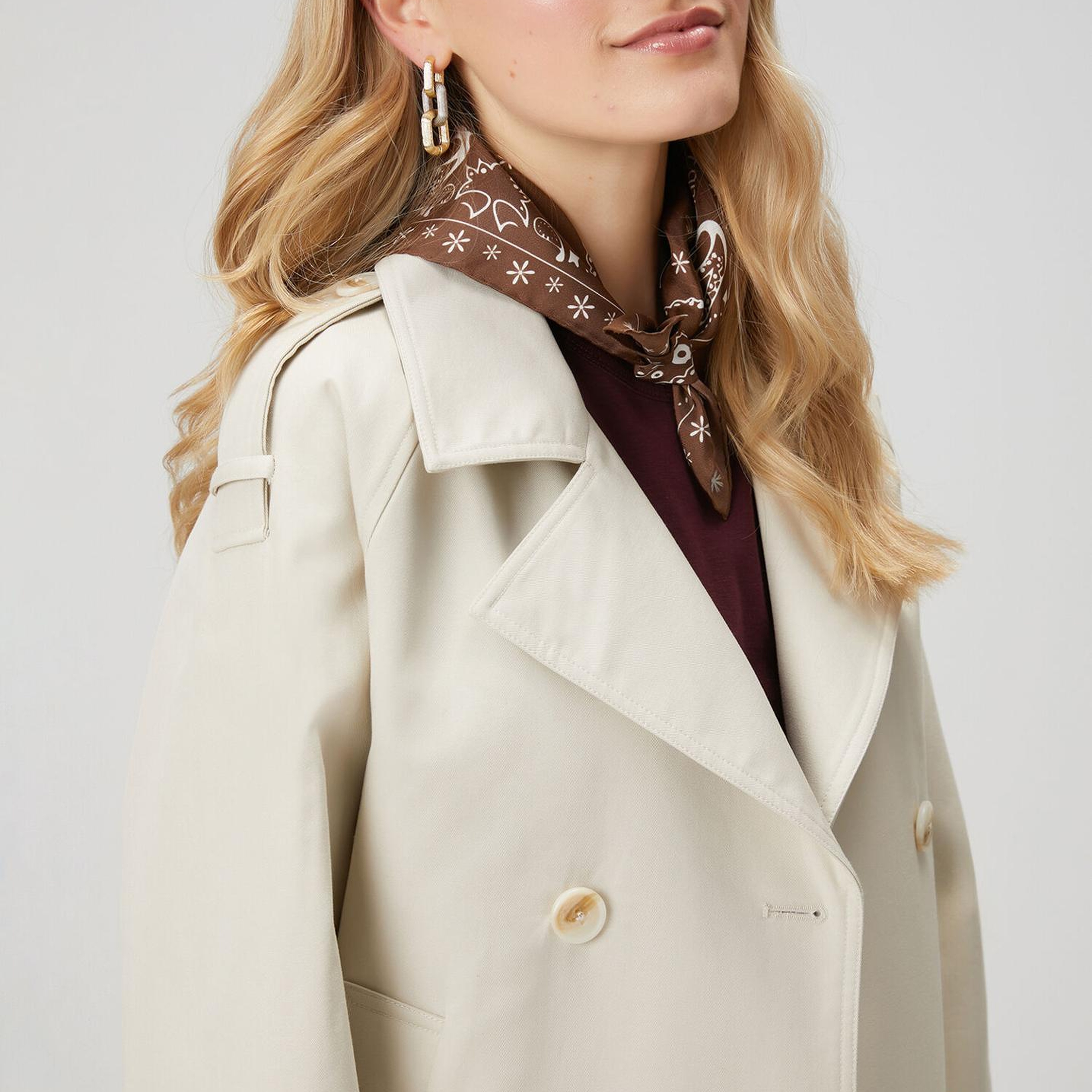 Beymen Club Kadın Taş Apoletli Twill Mont