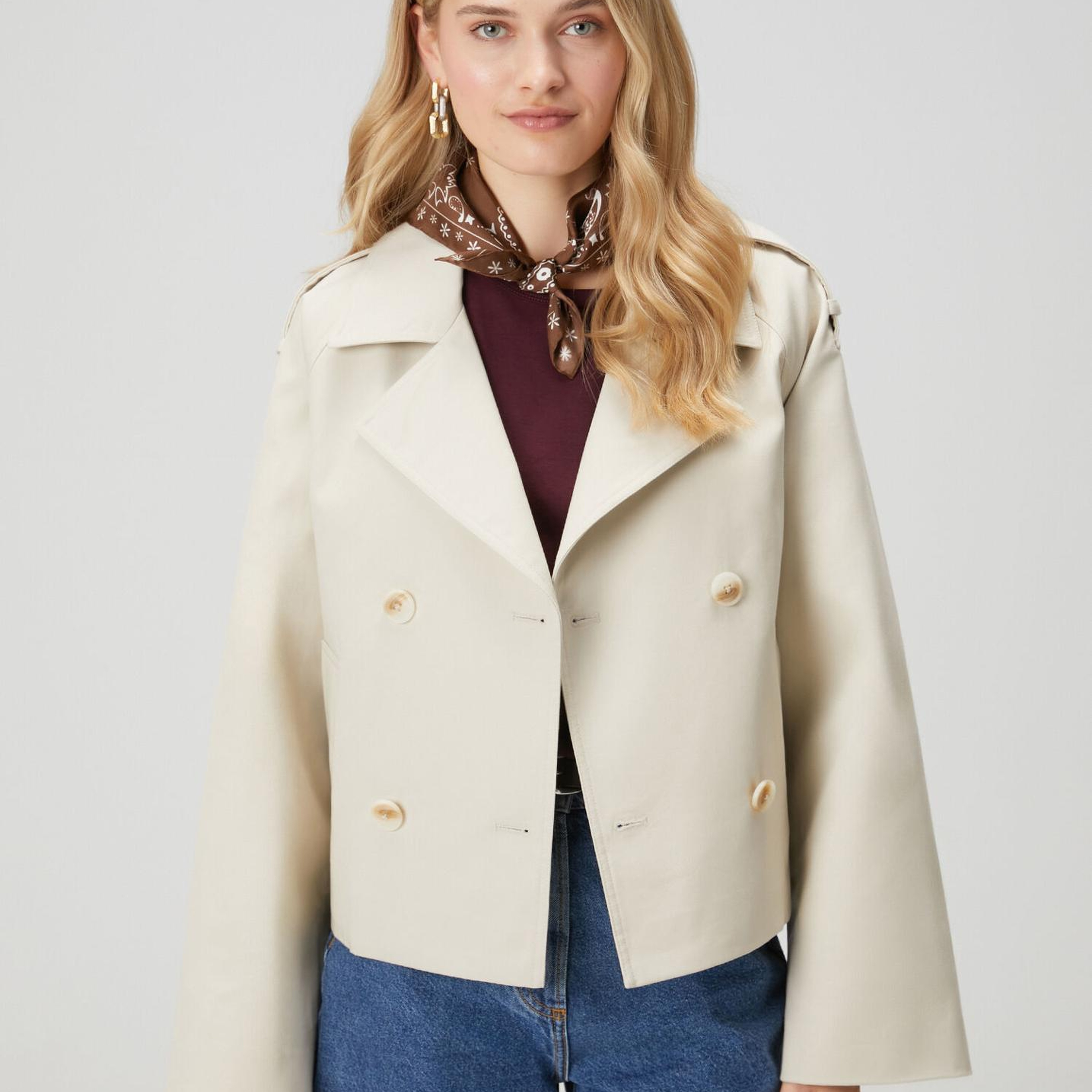 Beymen Club Kadın Taş Apoletli Twill Mont