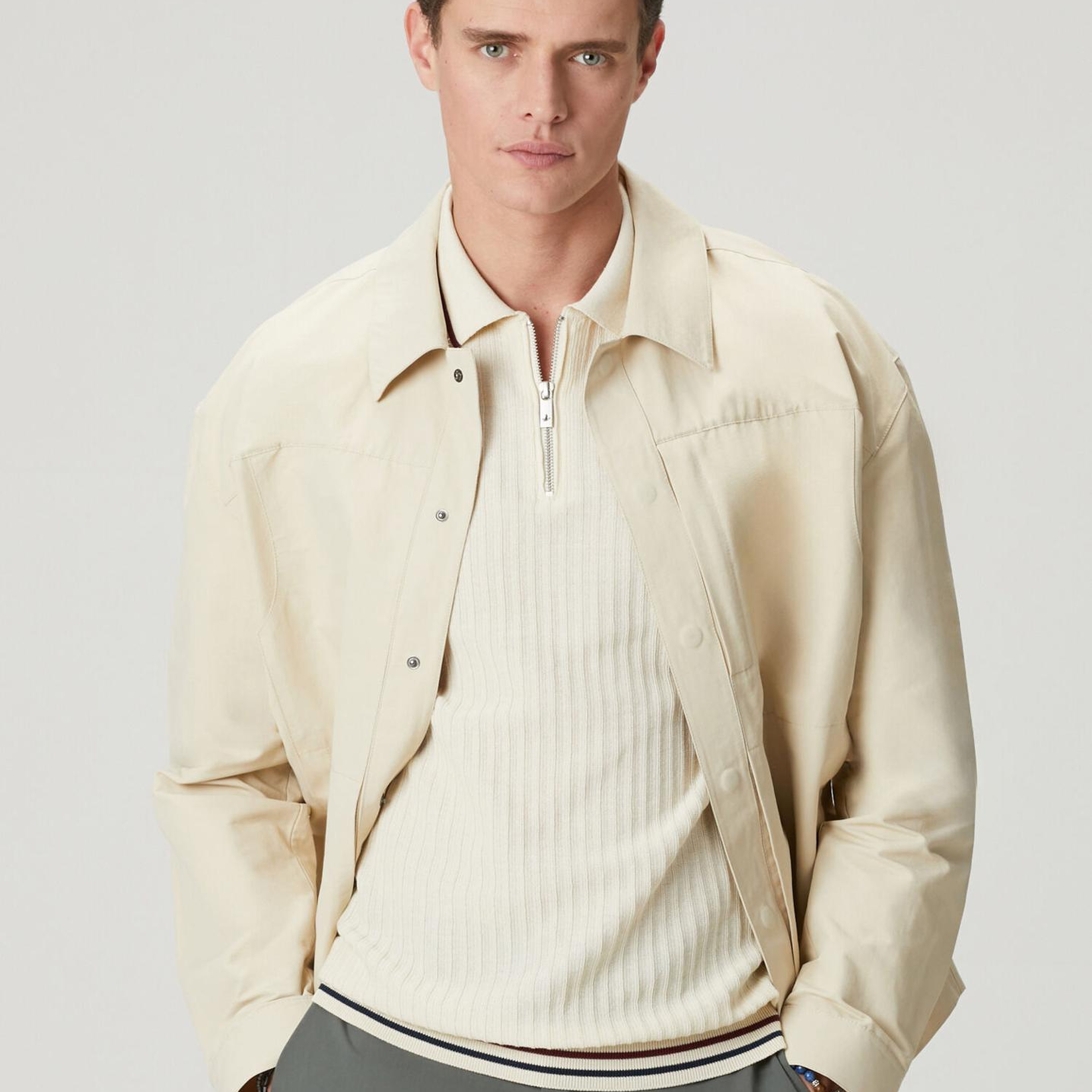 Beymen Club Erkek Bej Dış Gömlek