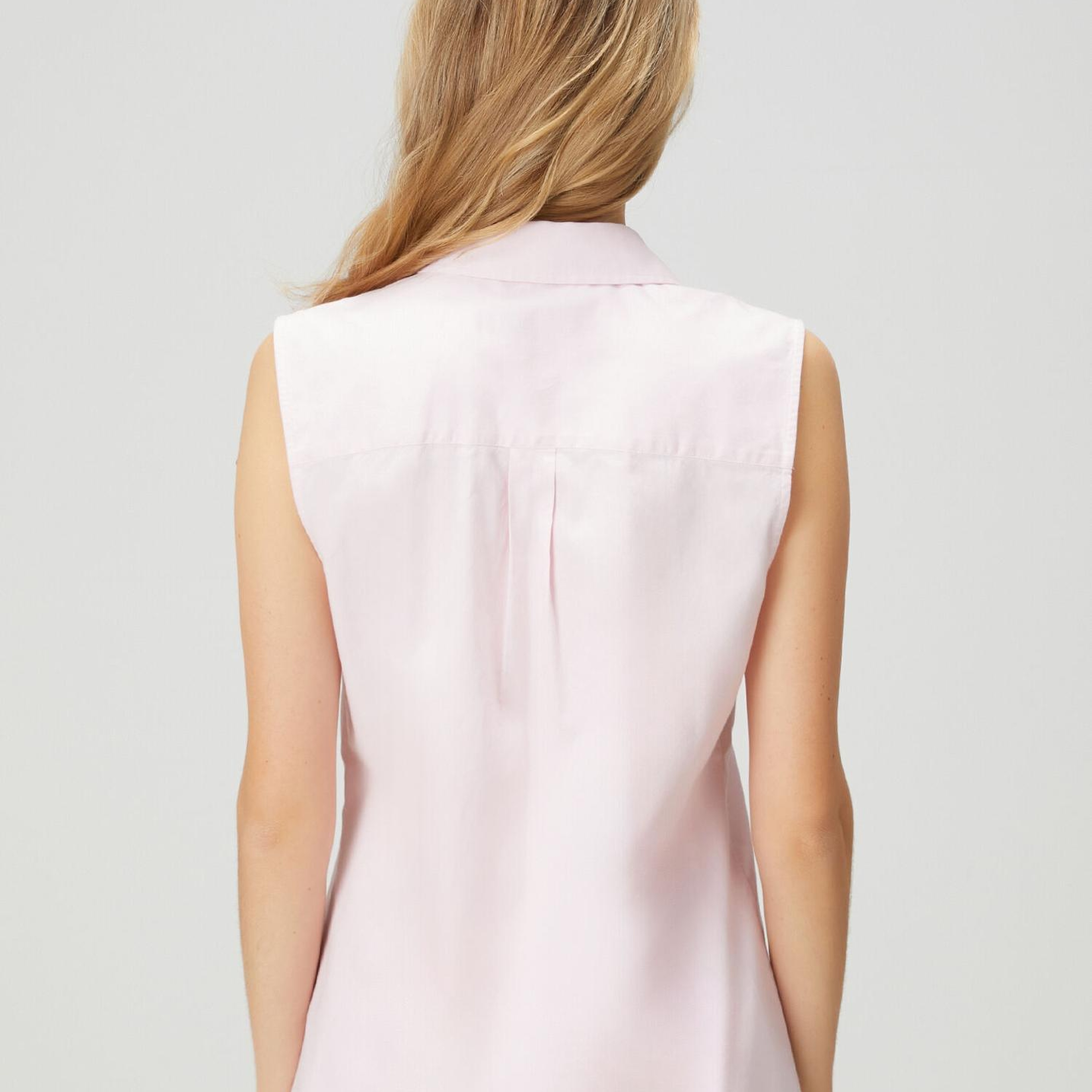 Beymen Club Kadın Açık Pembe Kolsuz Oxford Gömlek