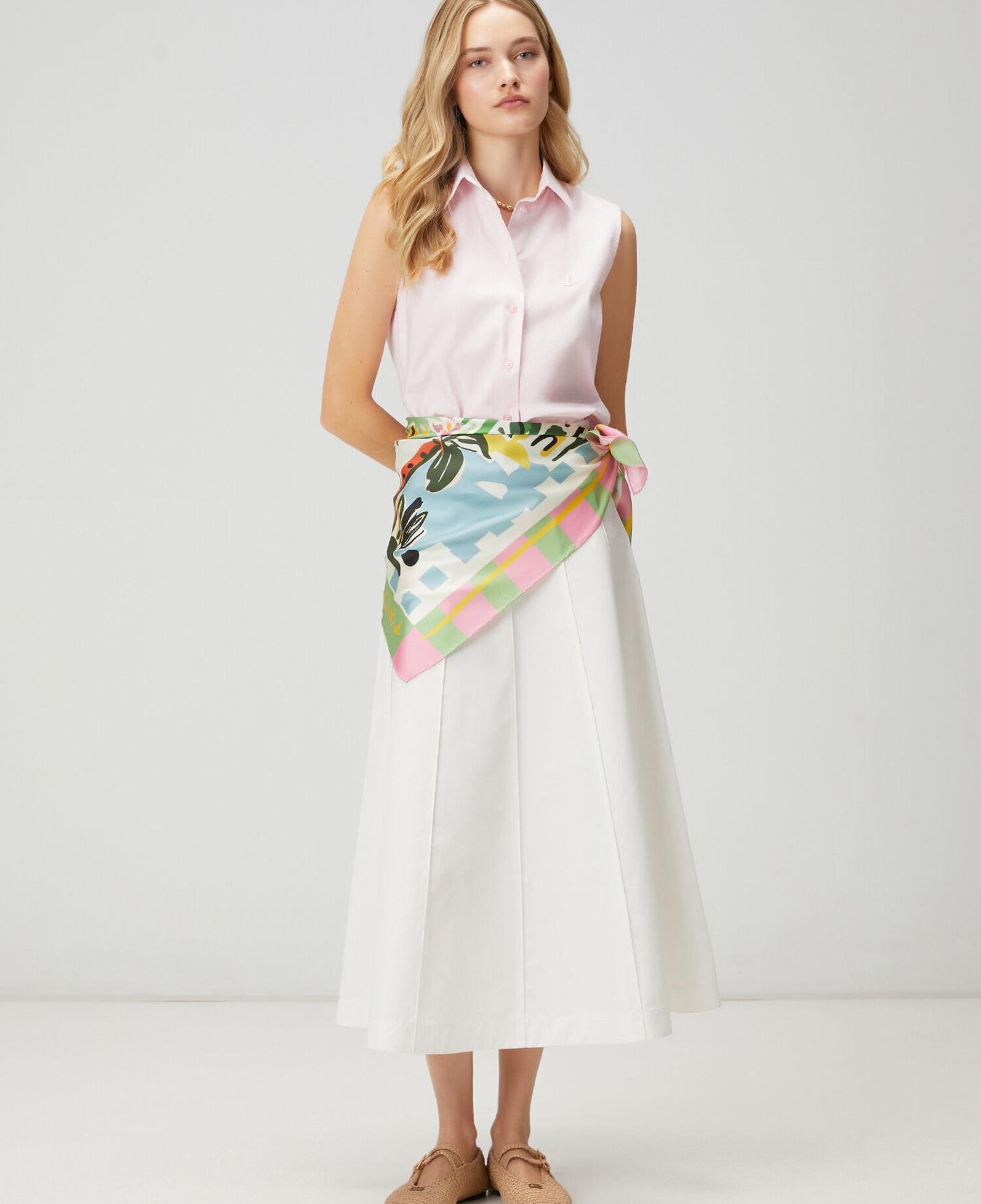 Beymen Club Kadın Açık Pembe Kolsuz Oxford Gömlek