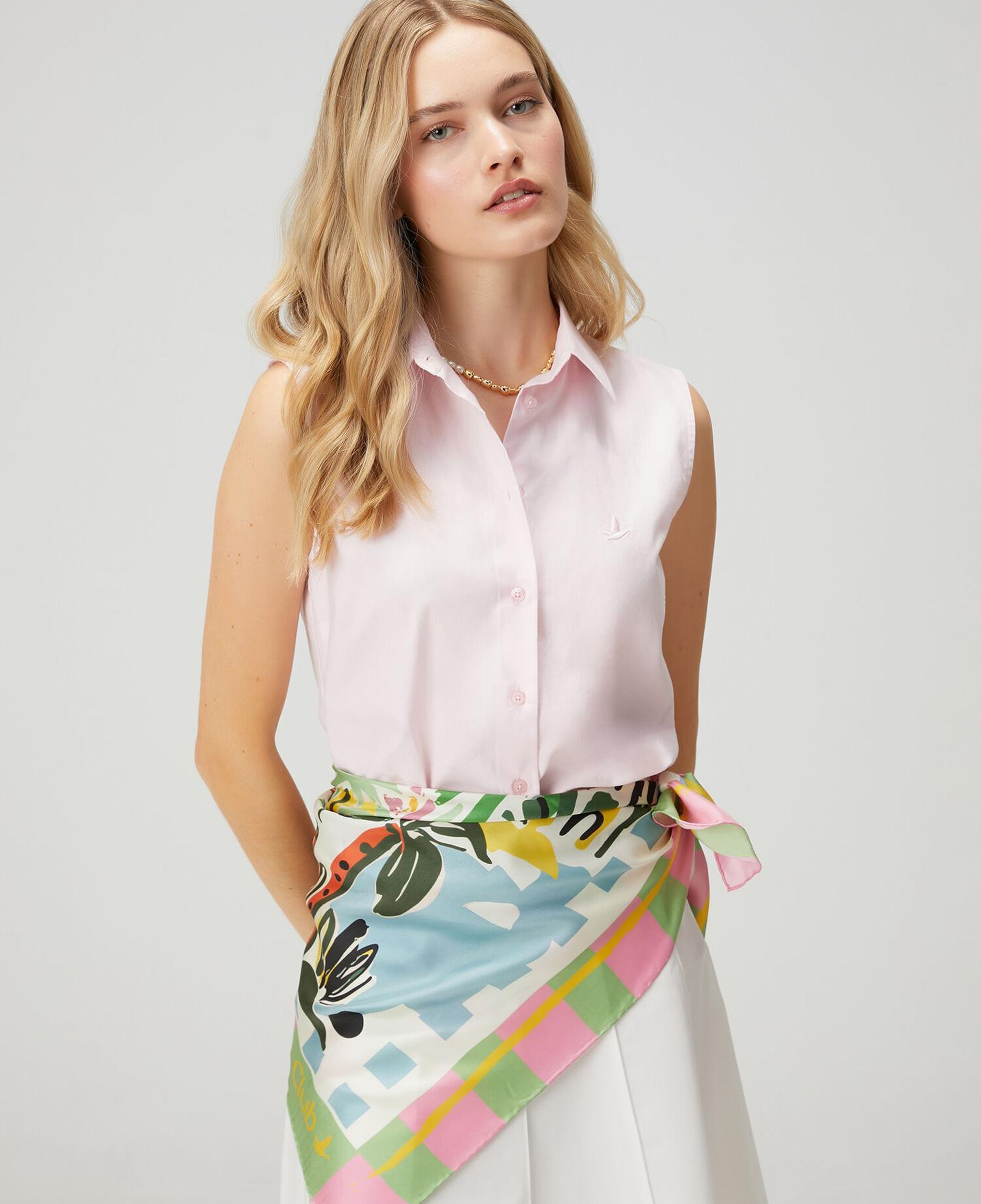 Beymen Club Kadın Açık Pembe Kolsuz Oxford Gömlek