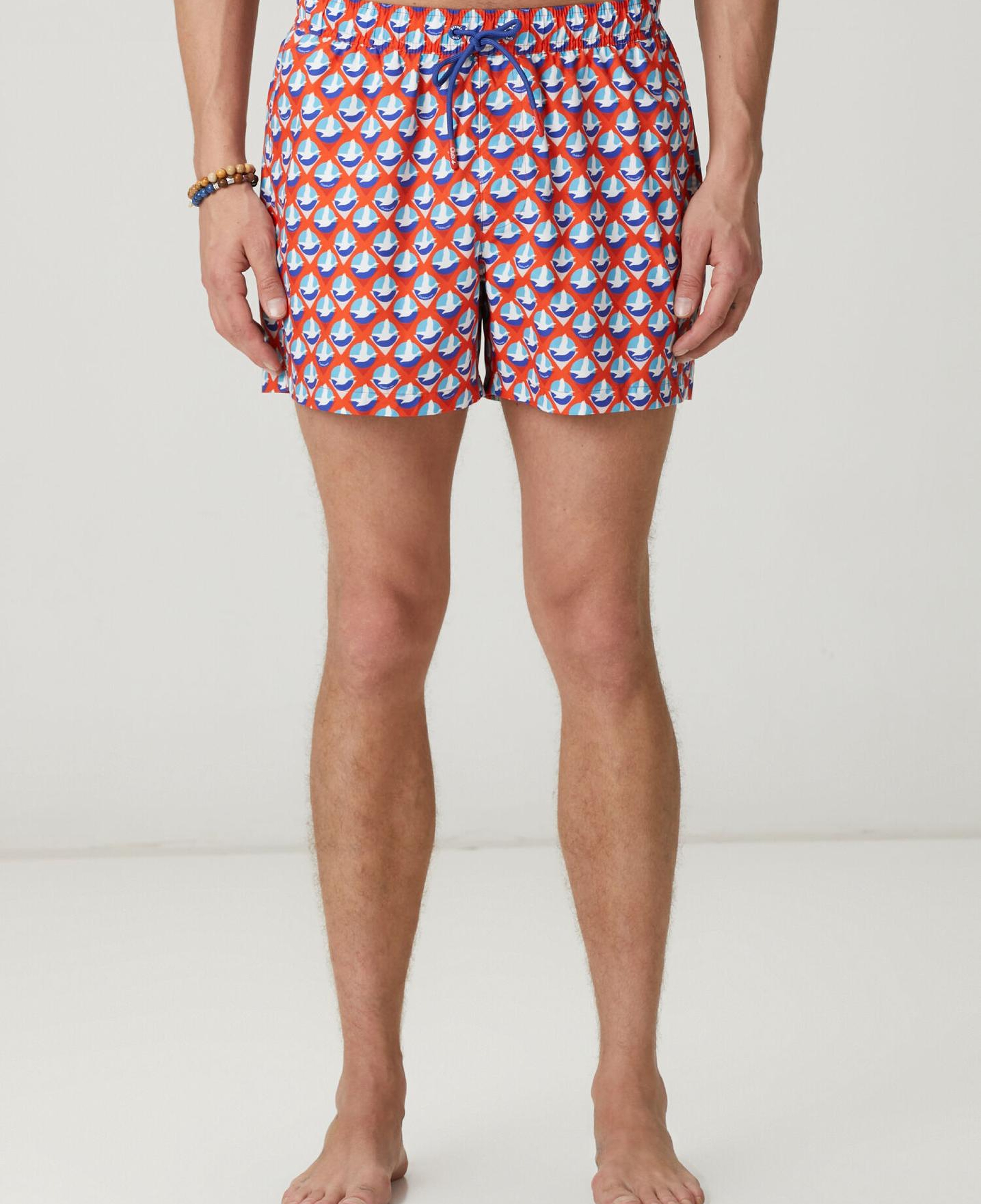 Beymen Club Erkek Kırmızı Kaz Logolu Kısa Mayo