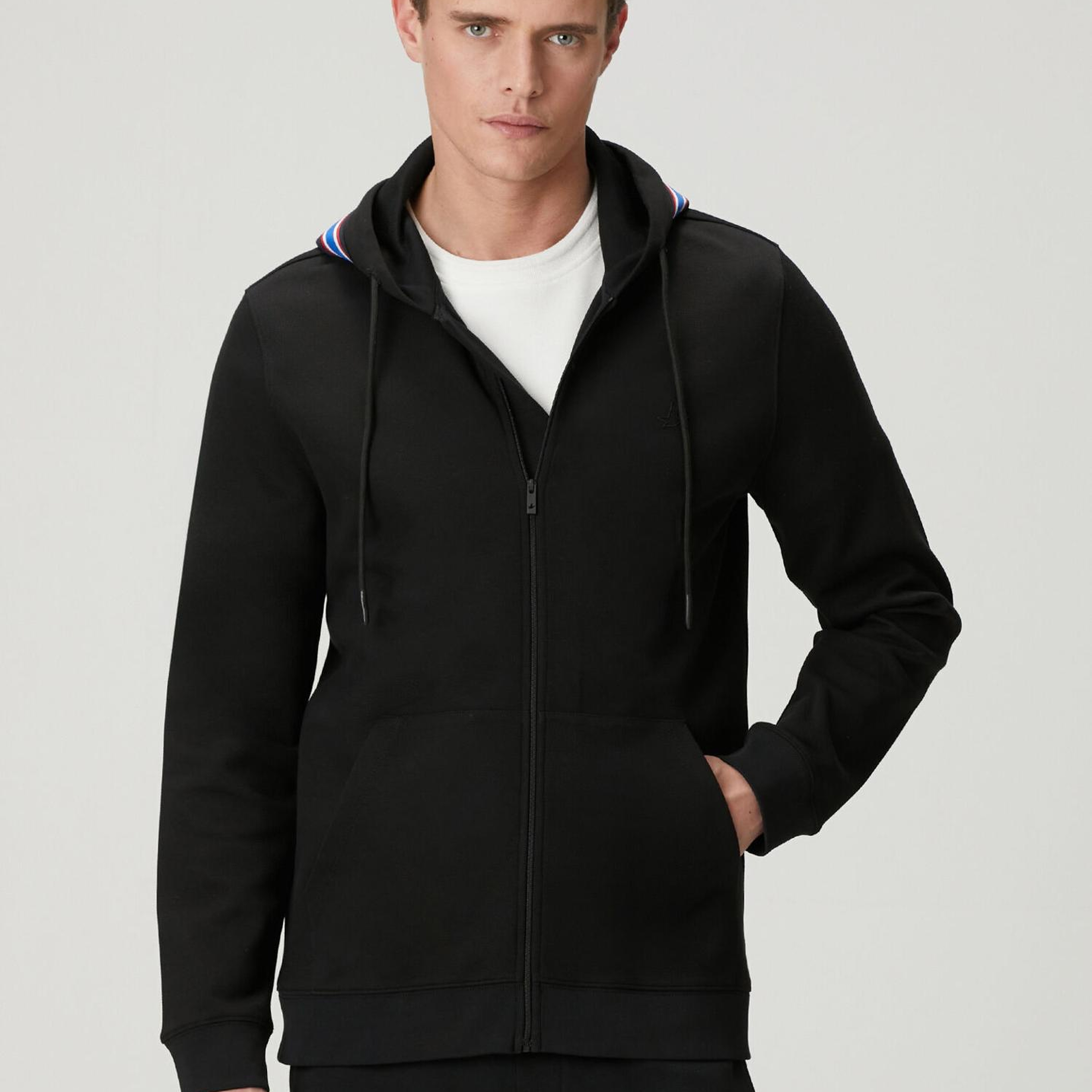 Beymen Club Erkek Siyah Kapüşonlu Sweatshirt