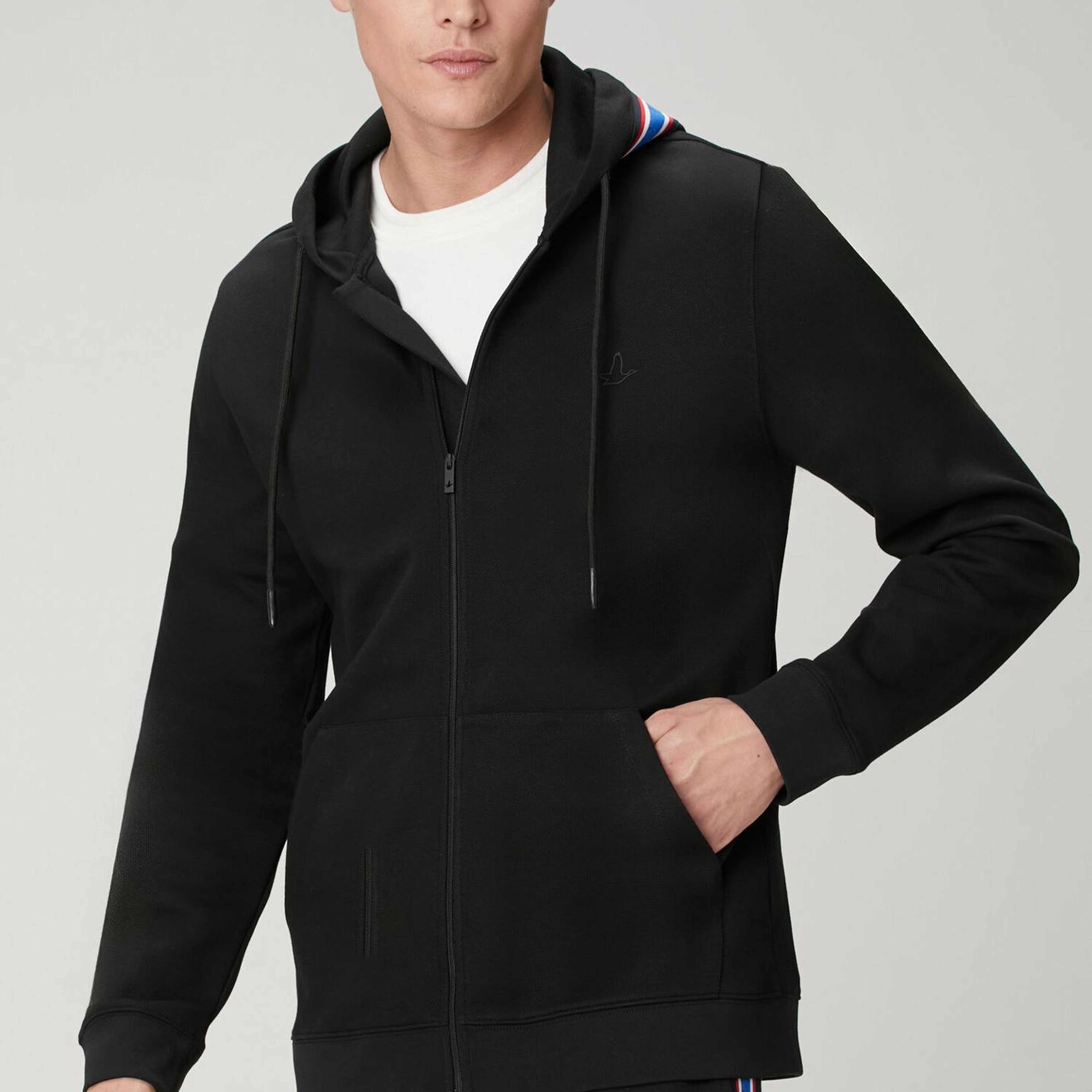 Beymen Club Erkek Siyah Kapüşonlu Sweatshirt