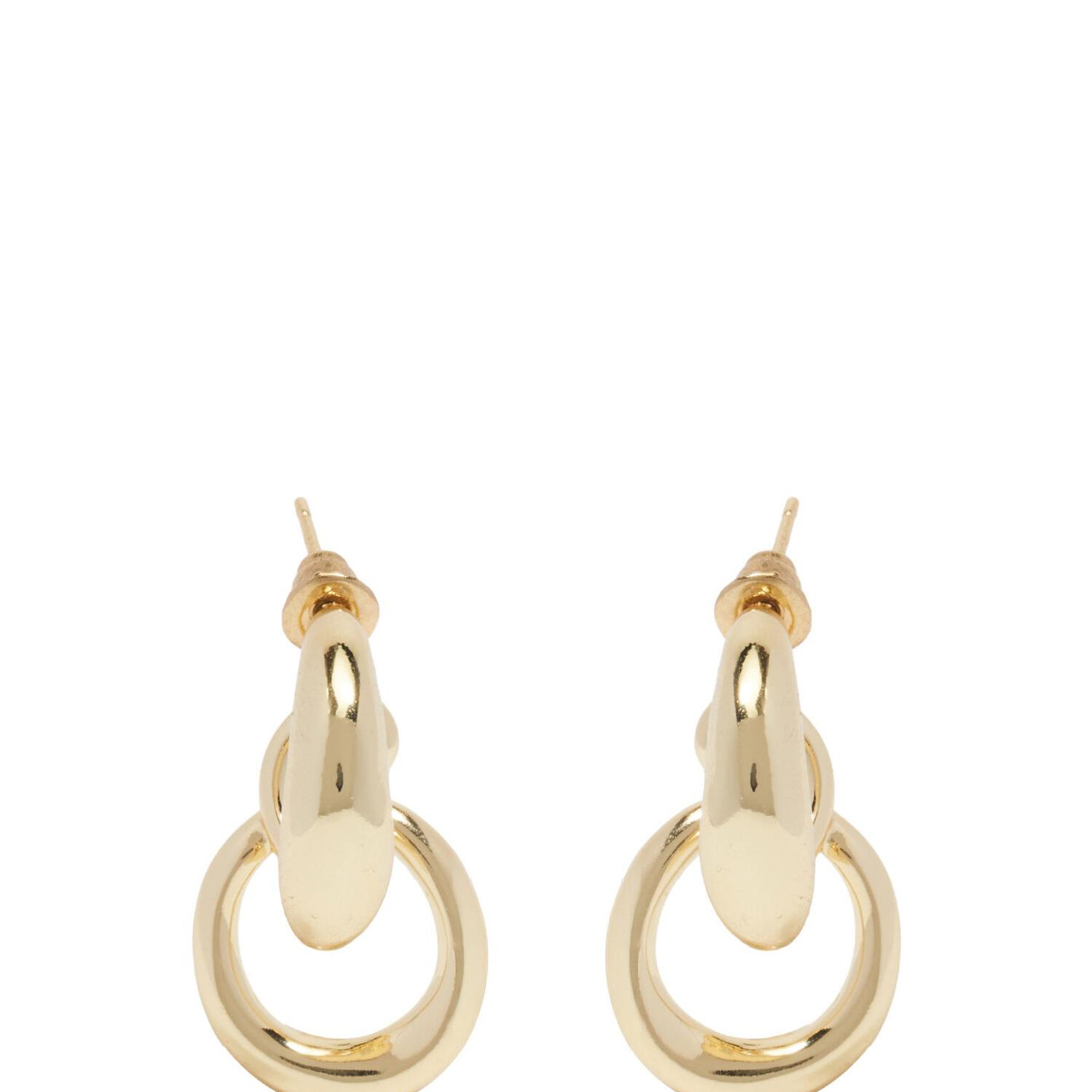 Beymen Club Kadın Gold 2li Oval Küpe