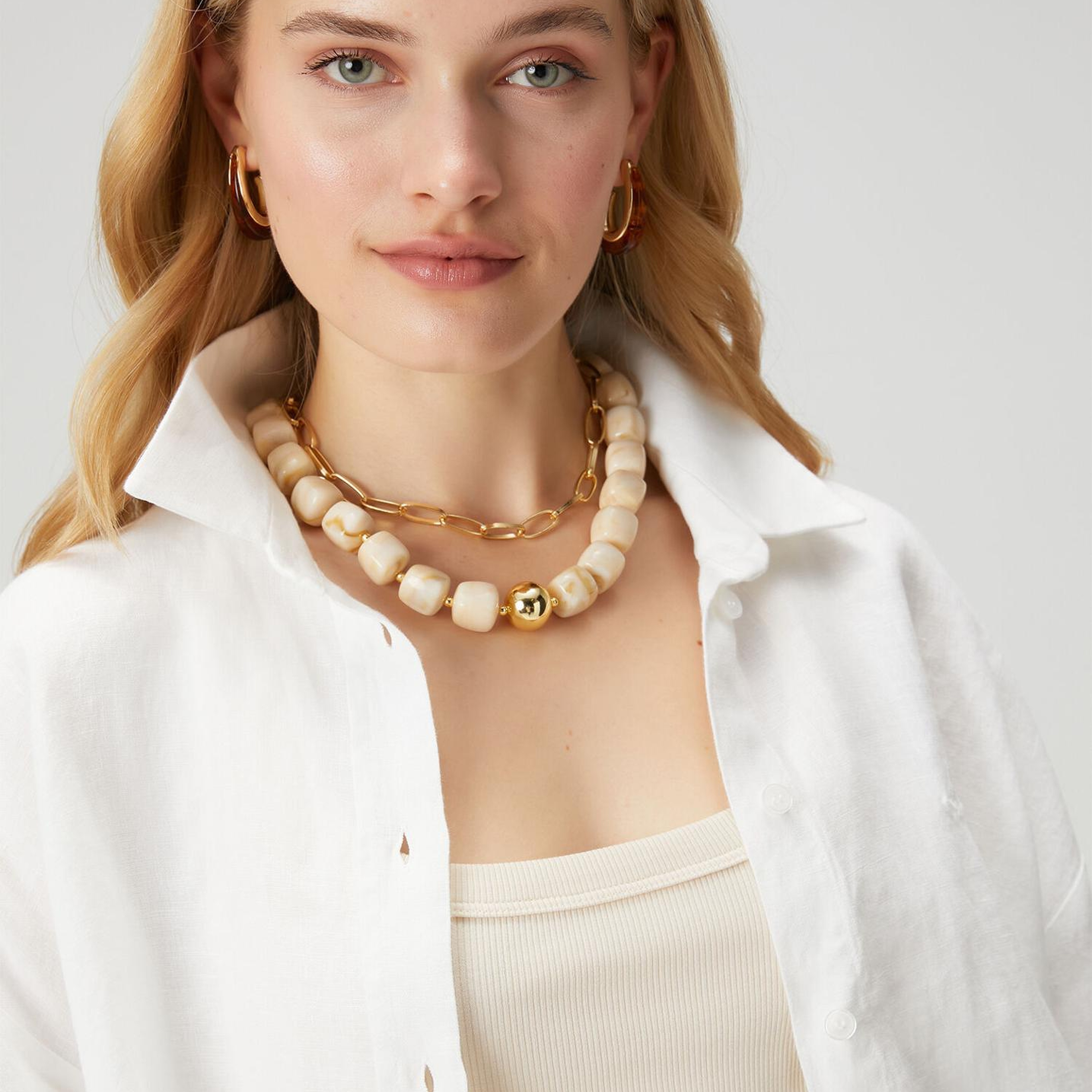 Beymen Club Kadın Krem Zincir Kolye