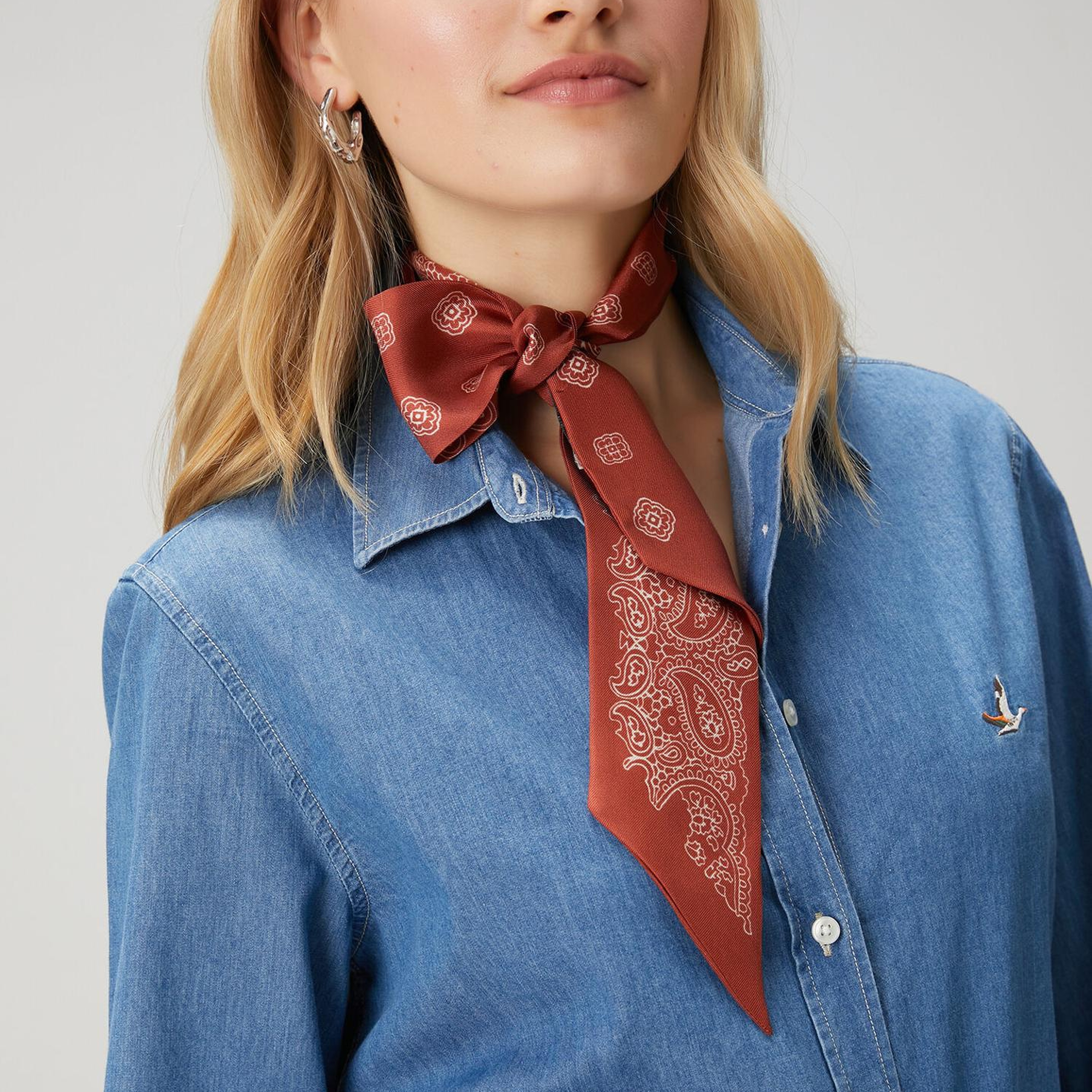 Beymen Club Kadın Mavi Basic Denim Gömlek