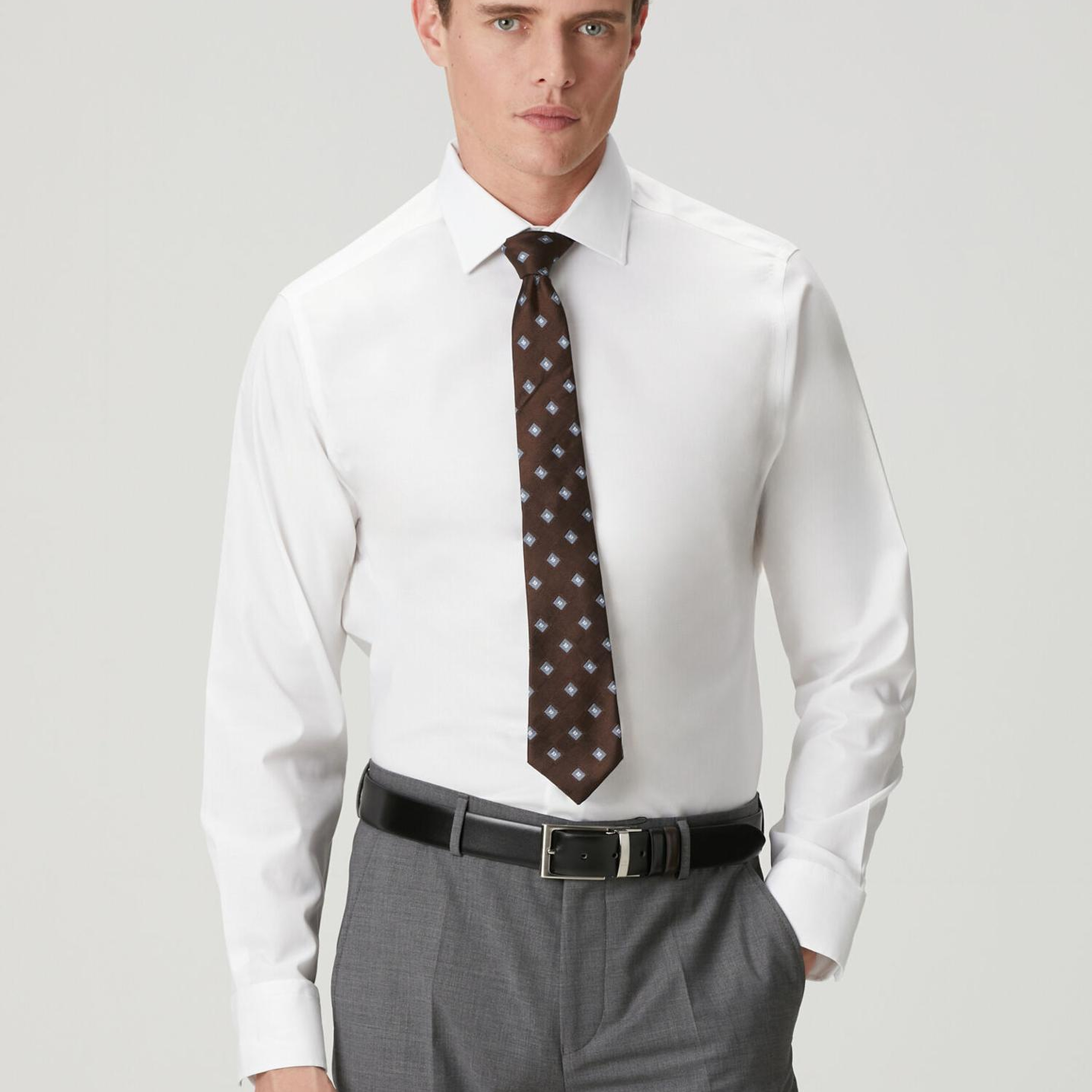 Beymen Club Erkek Beyaz Twill Comfort Fit Non- Iron Gömlek