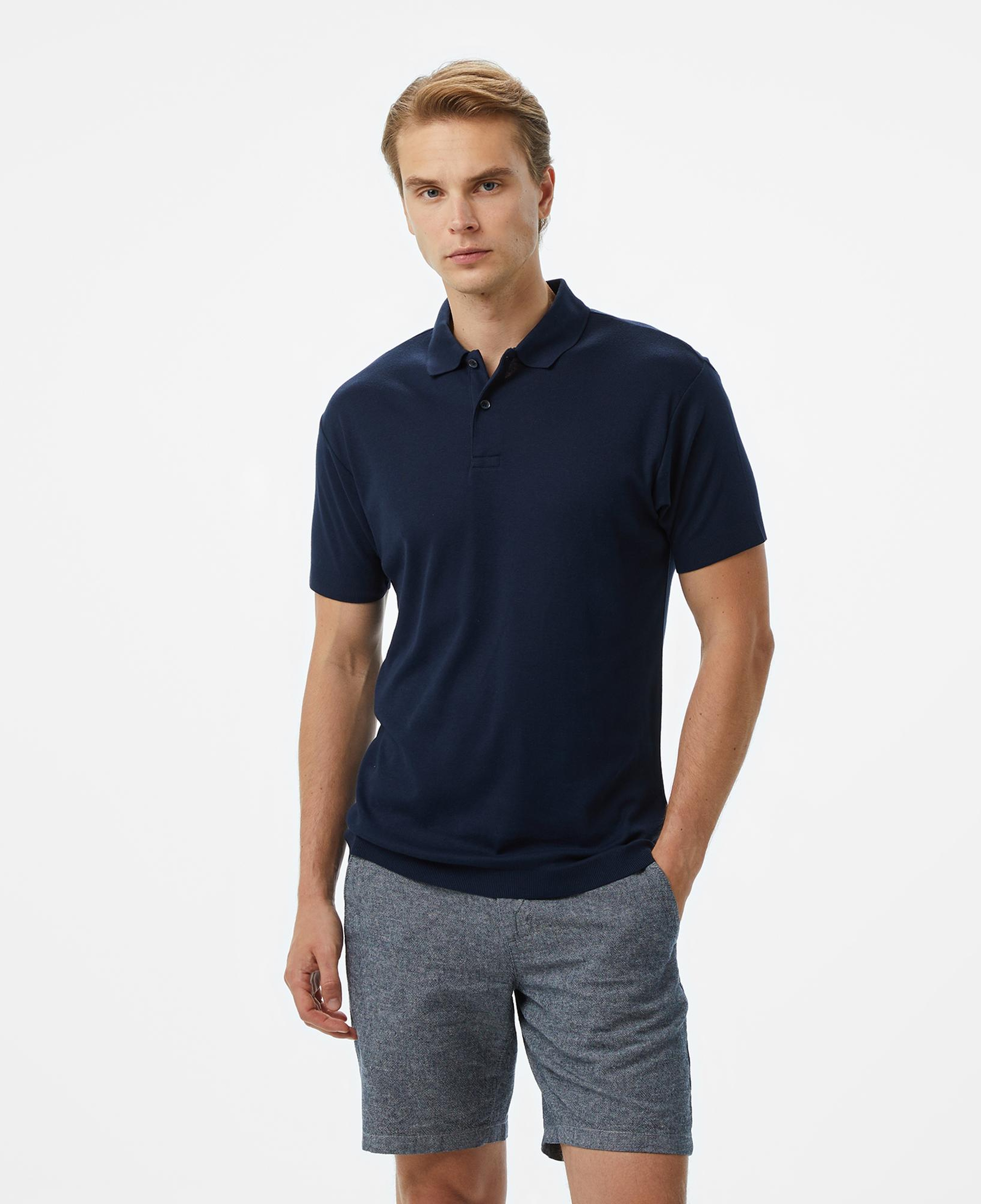 Nautica Erkek Lacivert Classic Fit Polo