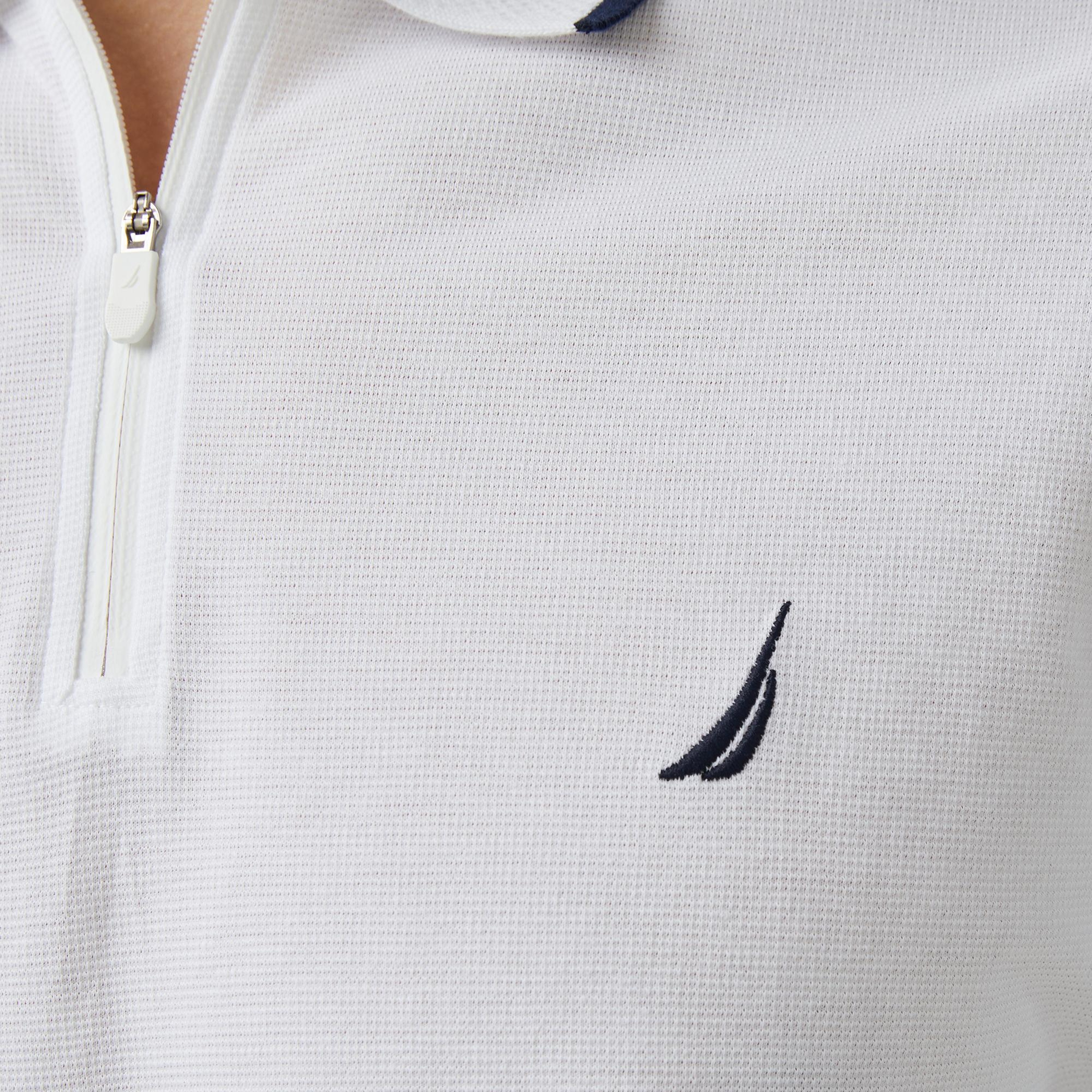 Nautica Erkek Beyaz Classic Fit Polo Yaka T-Shirt