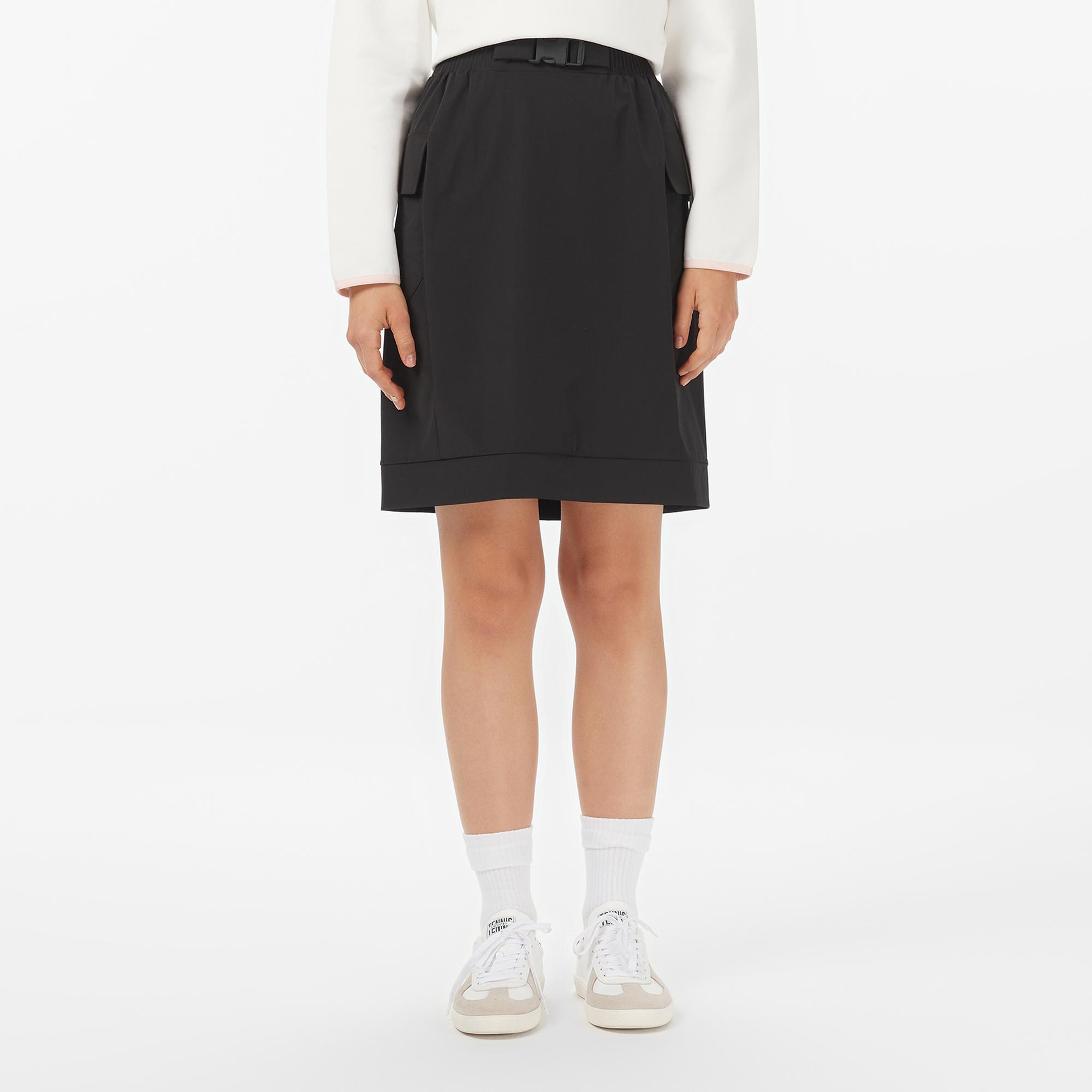 Lacoste Kadın Classic Fit Siyah Etek