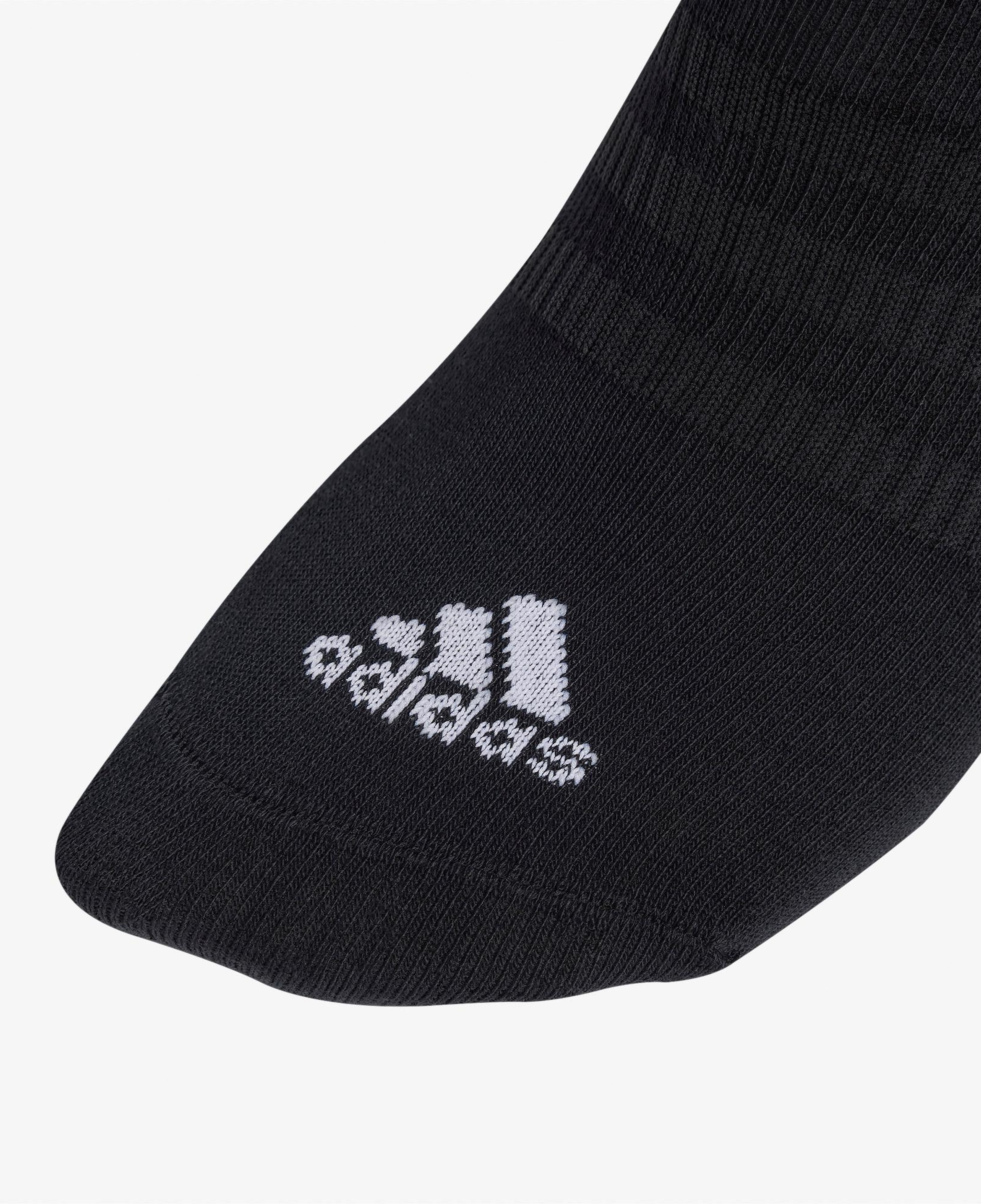 adidas Thin and Light No-Show 3' lü Unisex Siyah Çorap