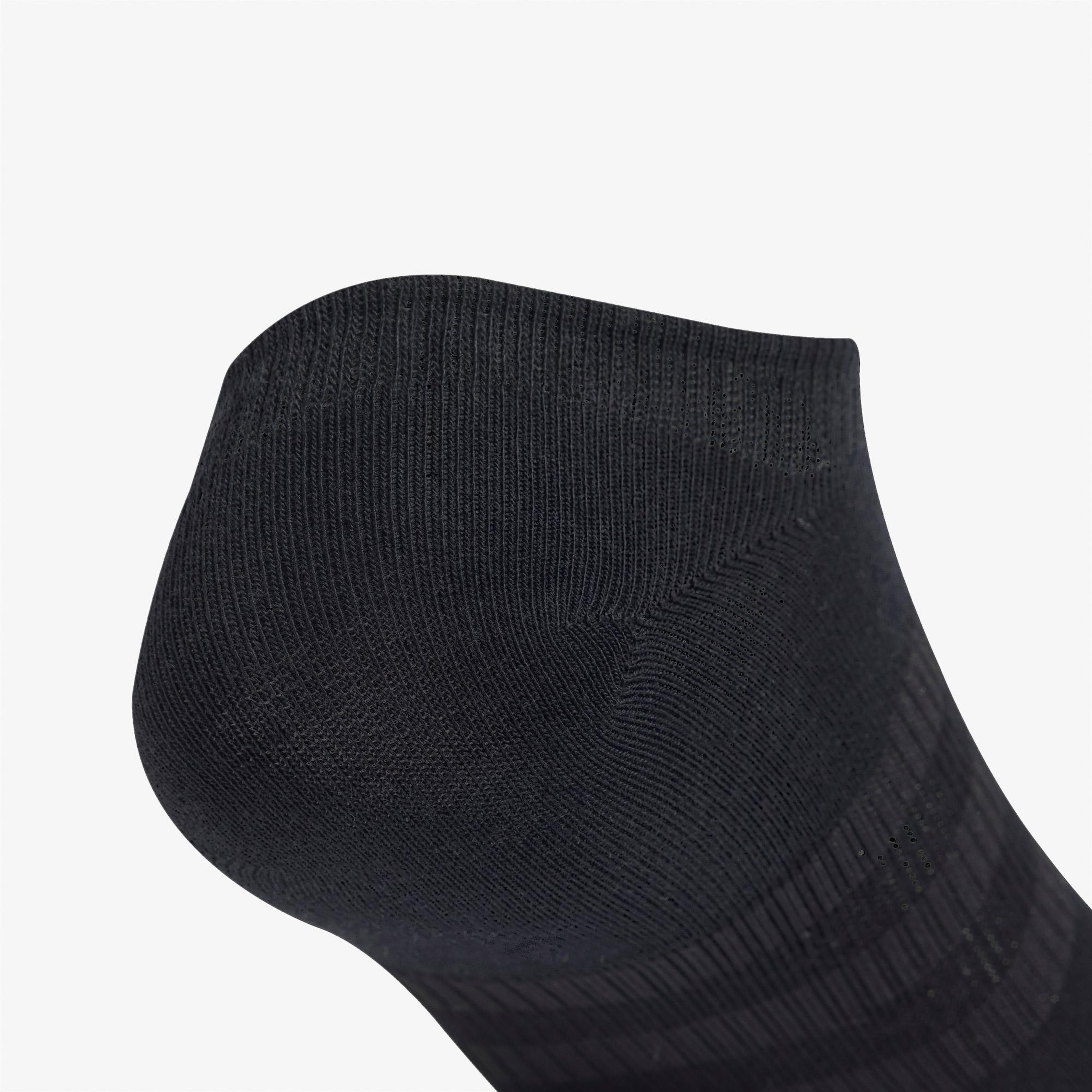 adidas Thin and Light No-Show 3' lü Unisex Siyah Çorap