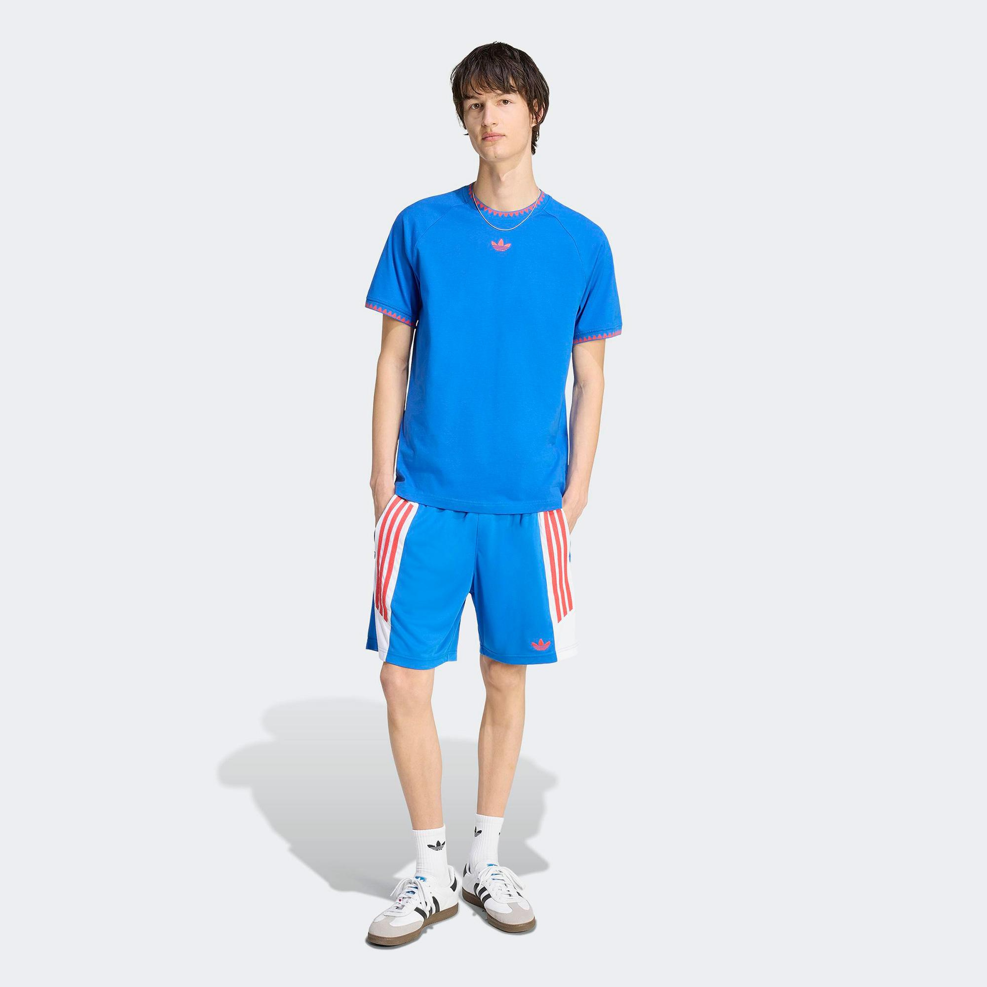 adidas Chest Erkek Mavi T-Shirt