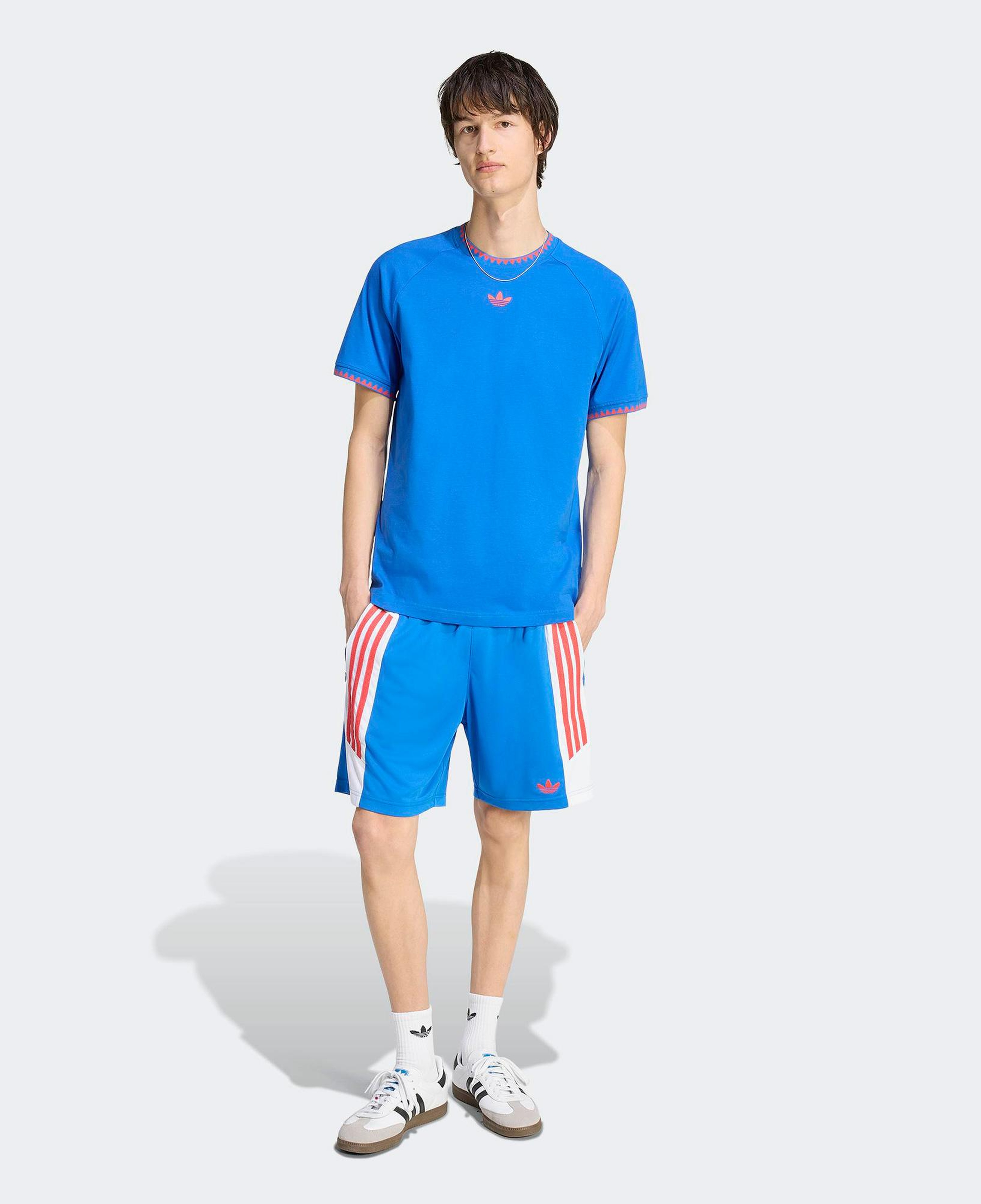 adidas Chest Erkek Mavi T-Shirt