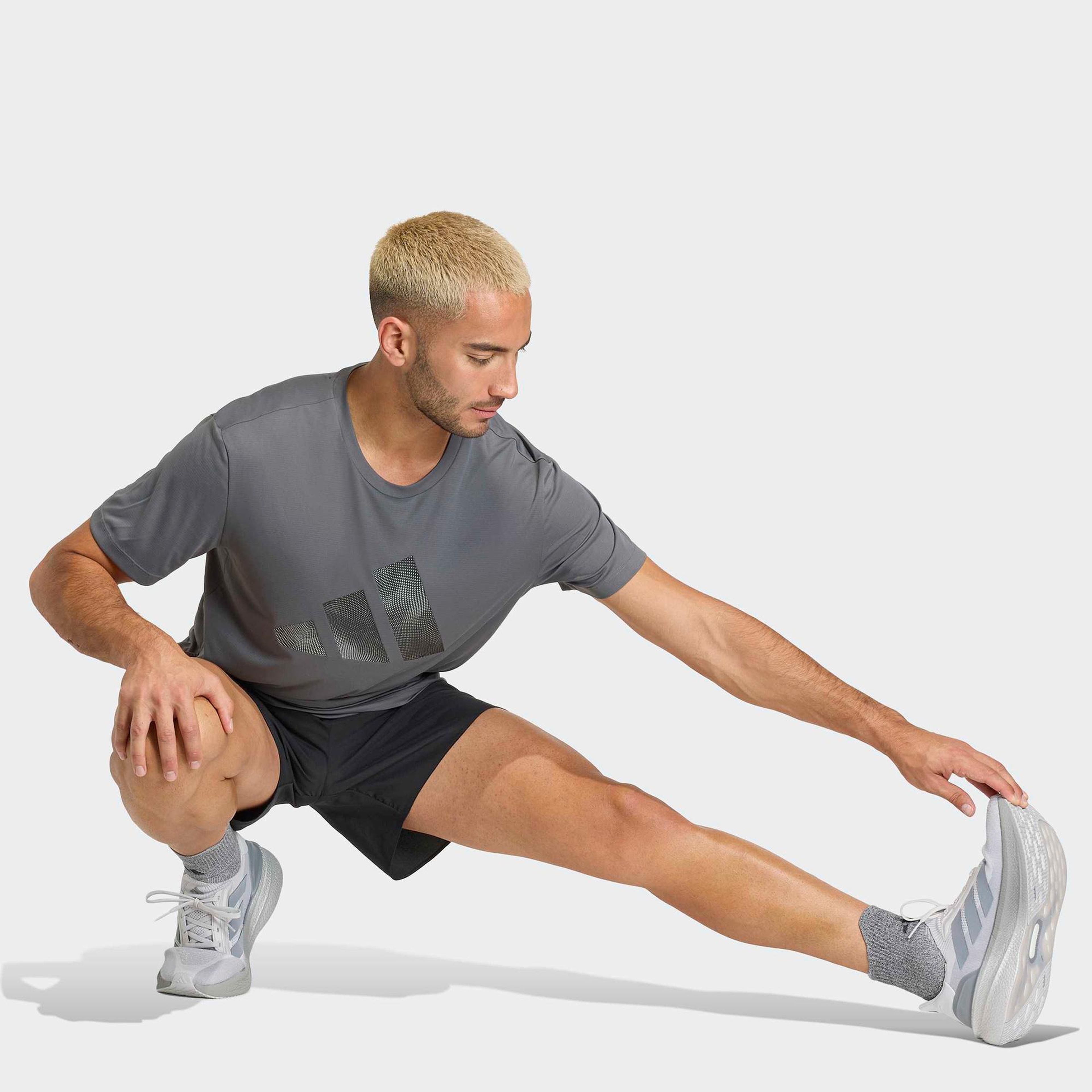 adidas Adi365 Running Essentials Erkek Gri T-Shirt