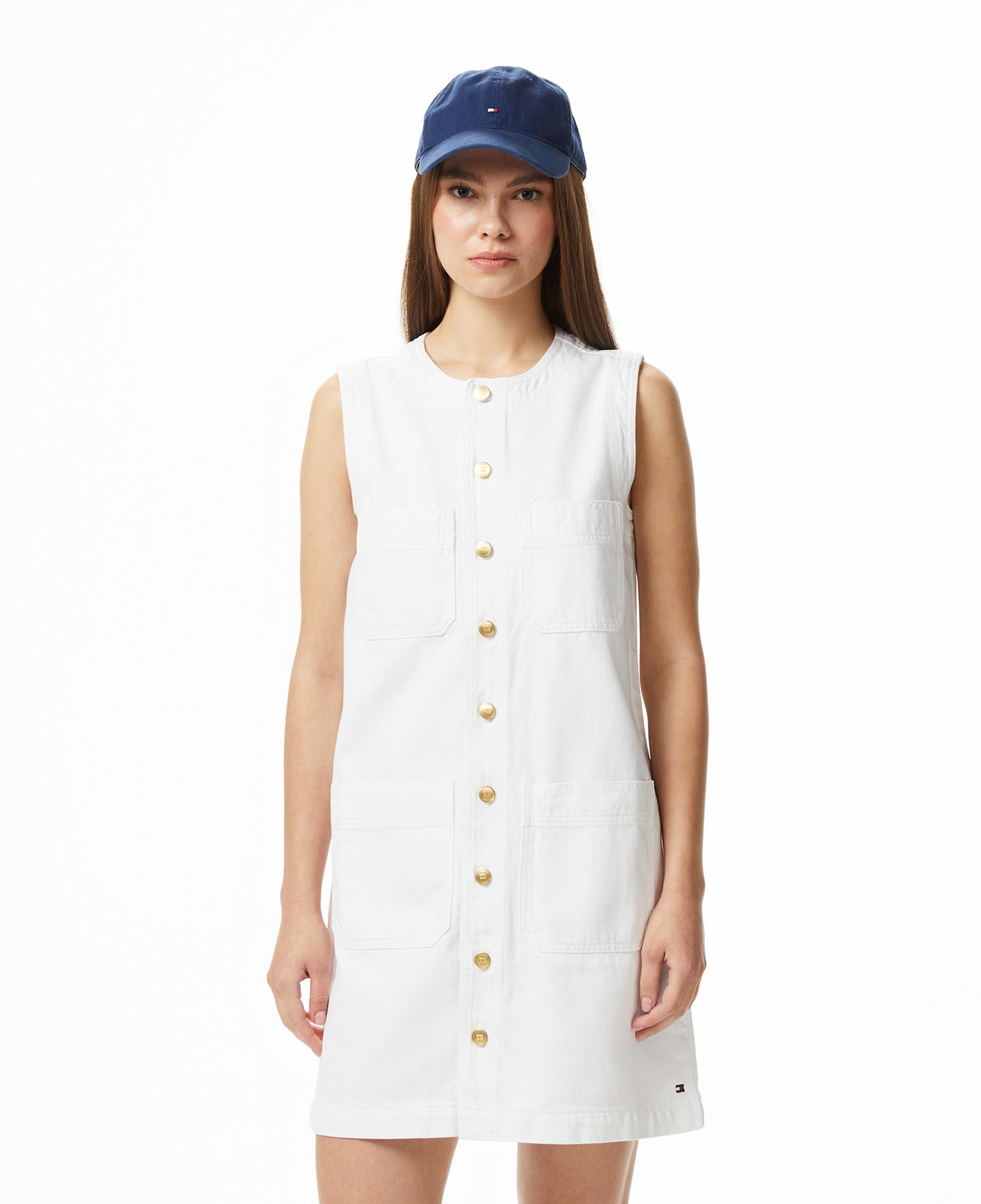 Tommy Hilfiger Kadın Beyaz Elbise