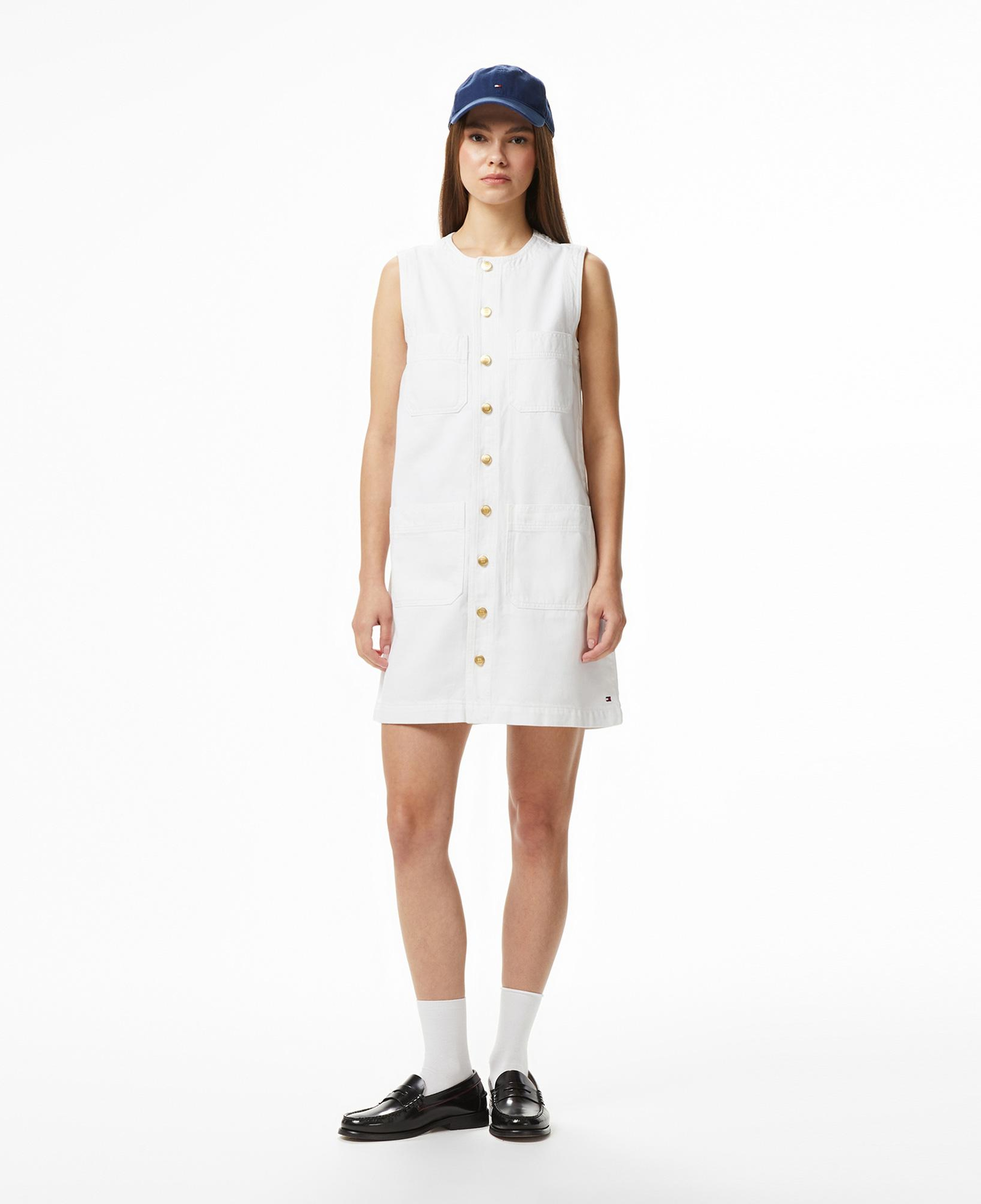 Tommy Hilfiger Kadın Beyaz Elbise