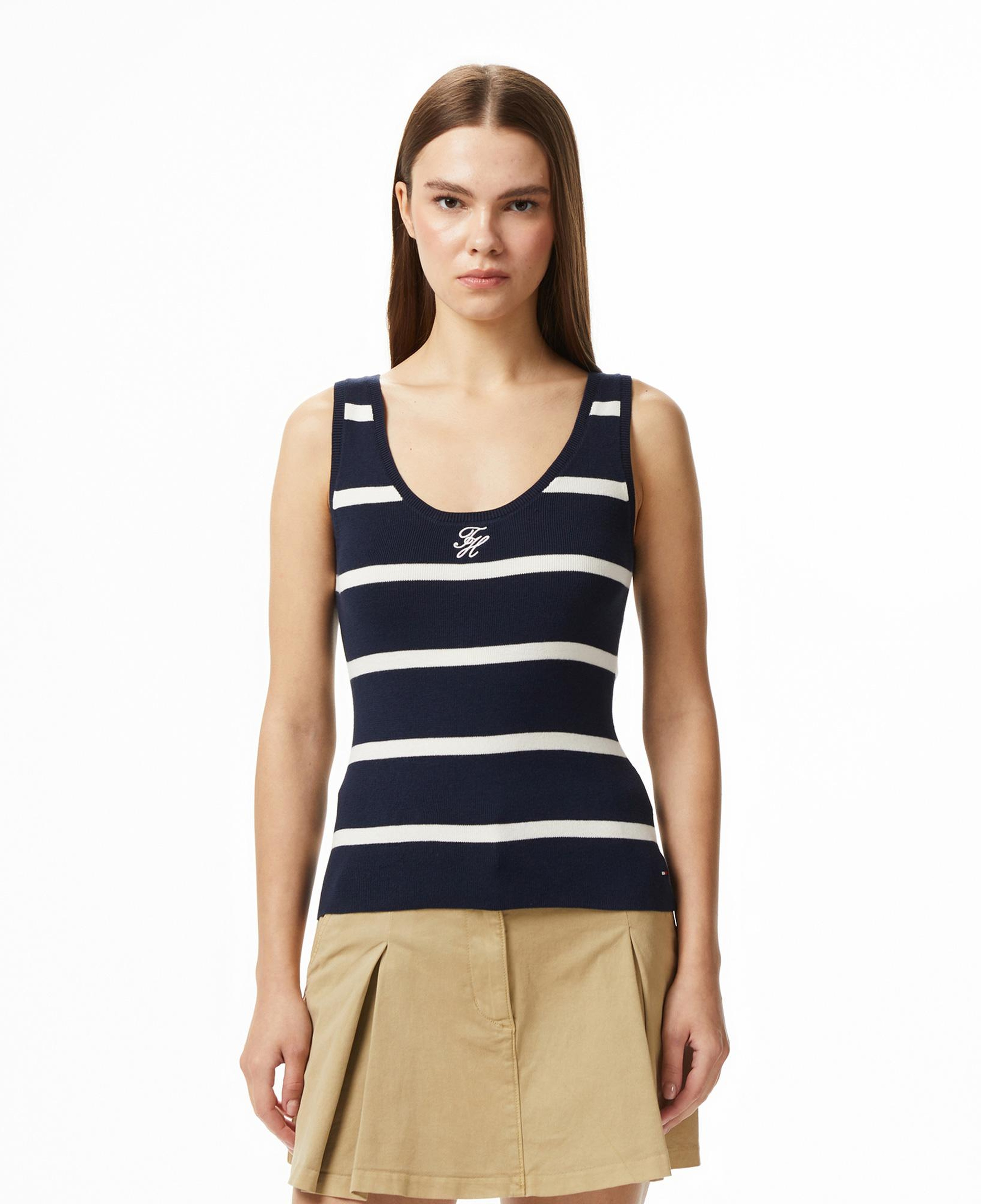 Tommy Hilfiger Full Needle Kadın Lacivert Triko