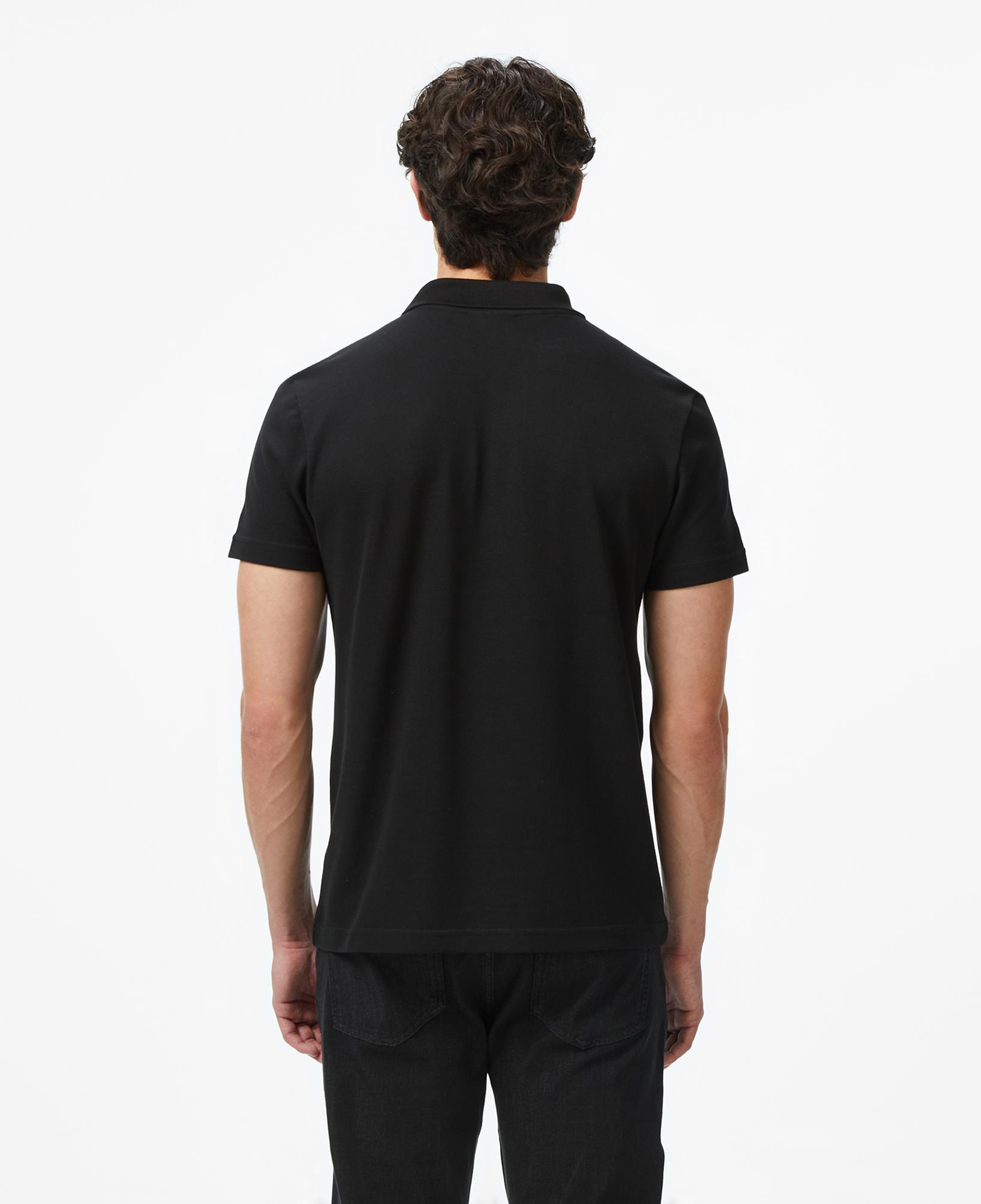 Lacoste Erkek Regular Fit Renk Bloklu Siyah Polo