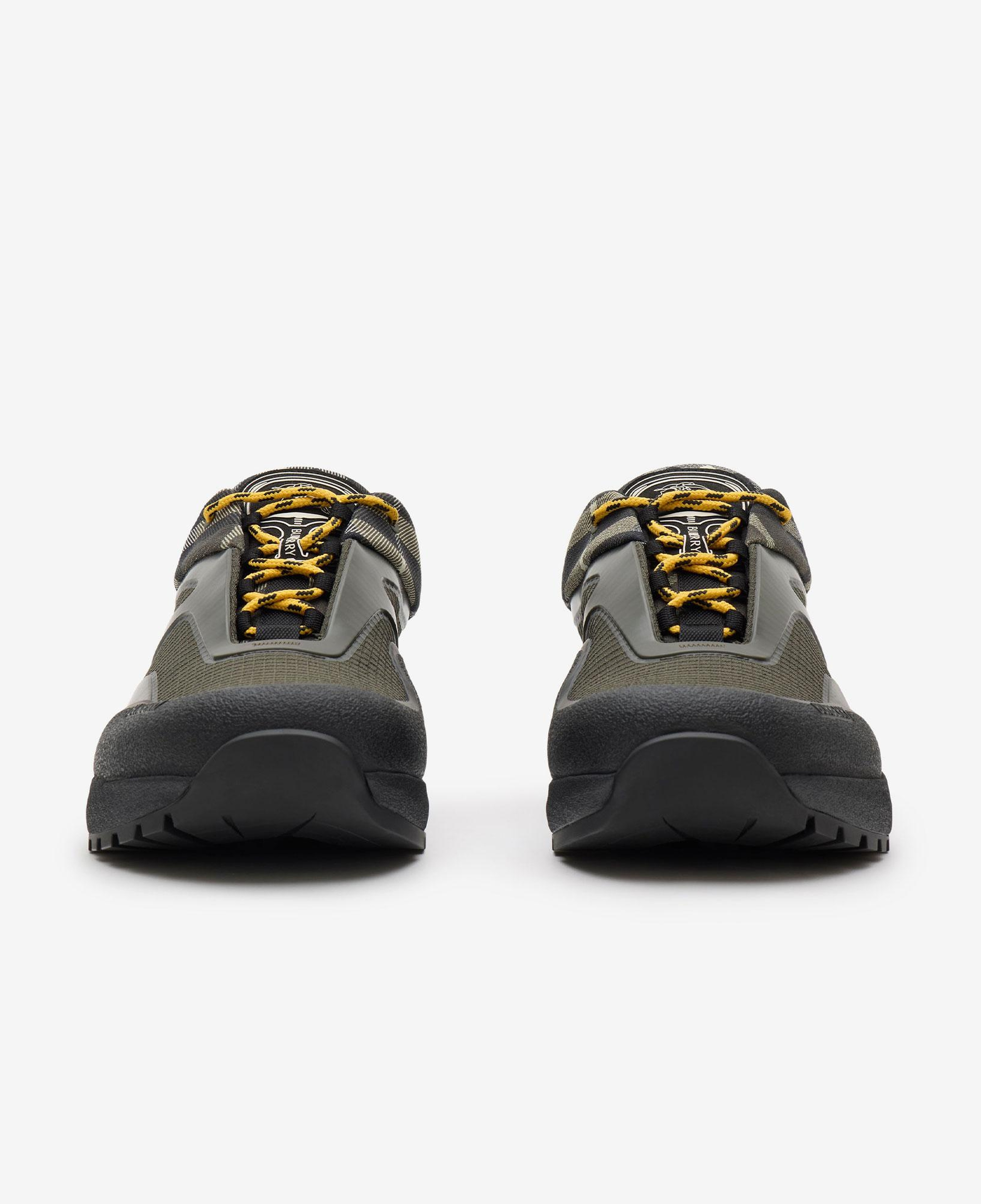 Burberry Check And Mesh Discover Erkek Haki Sneaker