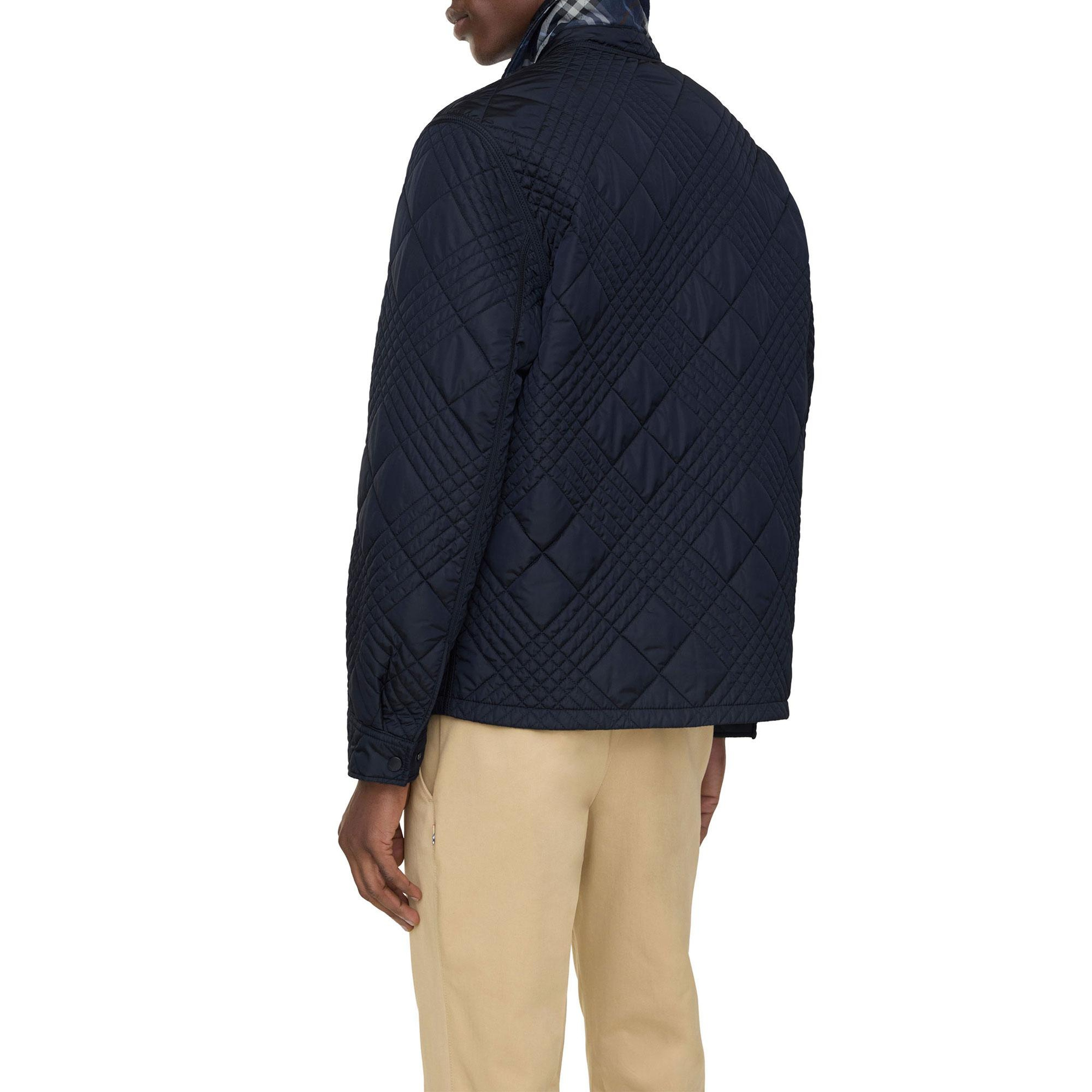 Burberry Erkek Lacivert Mont