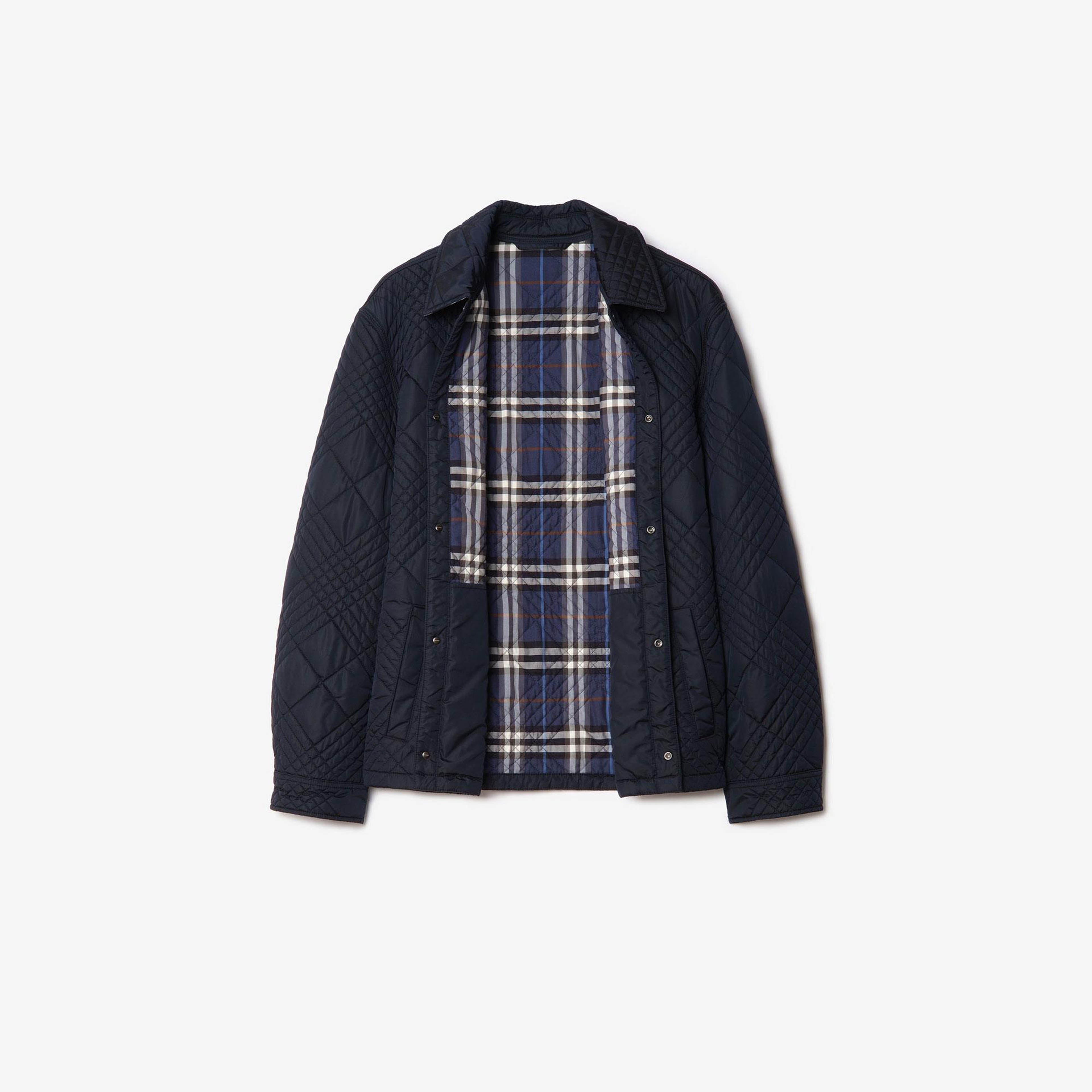 Burberry Erkek Lacivert Mont