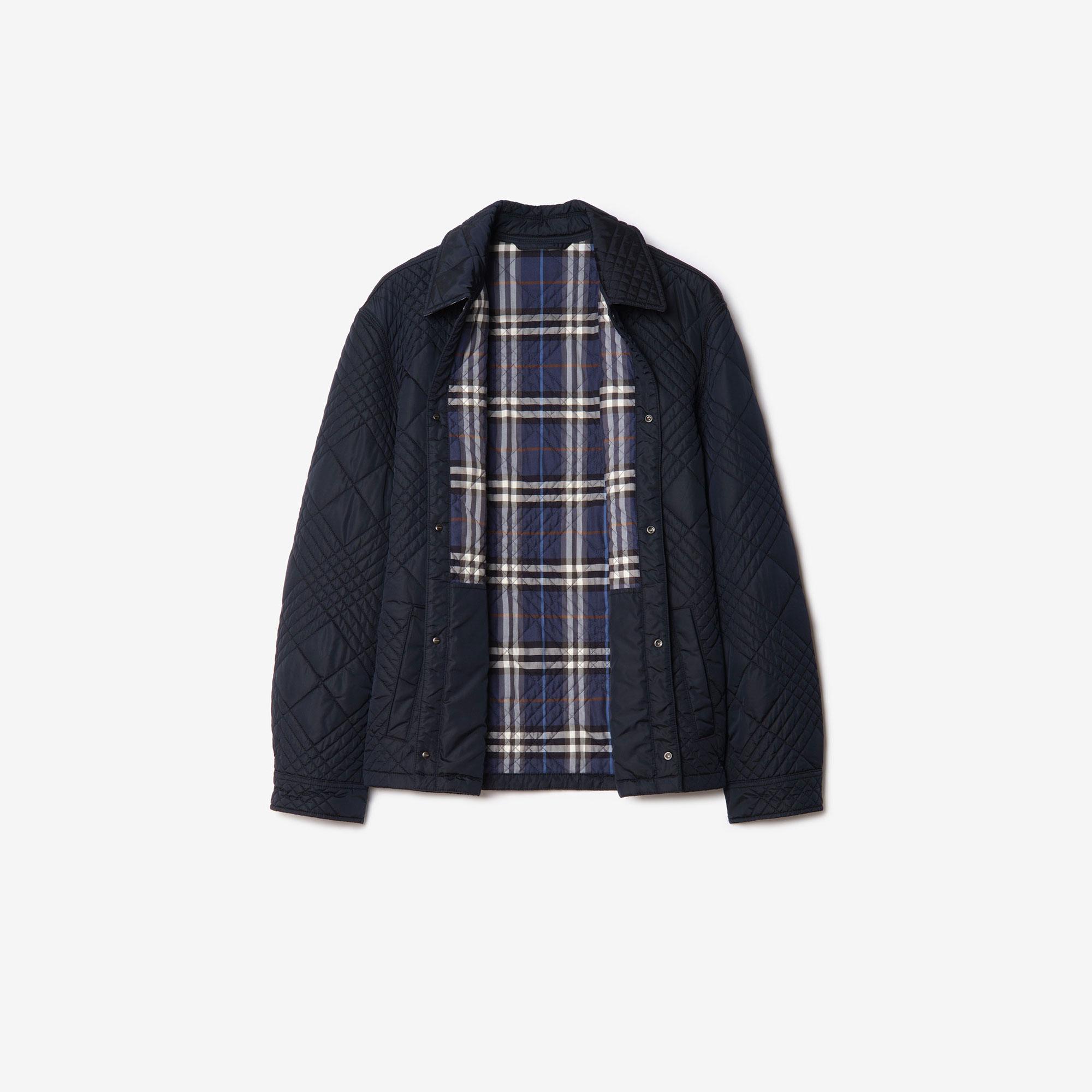 Burberry Erkek Lacivert Mont