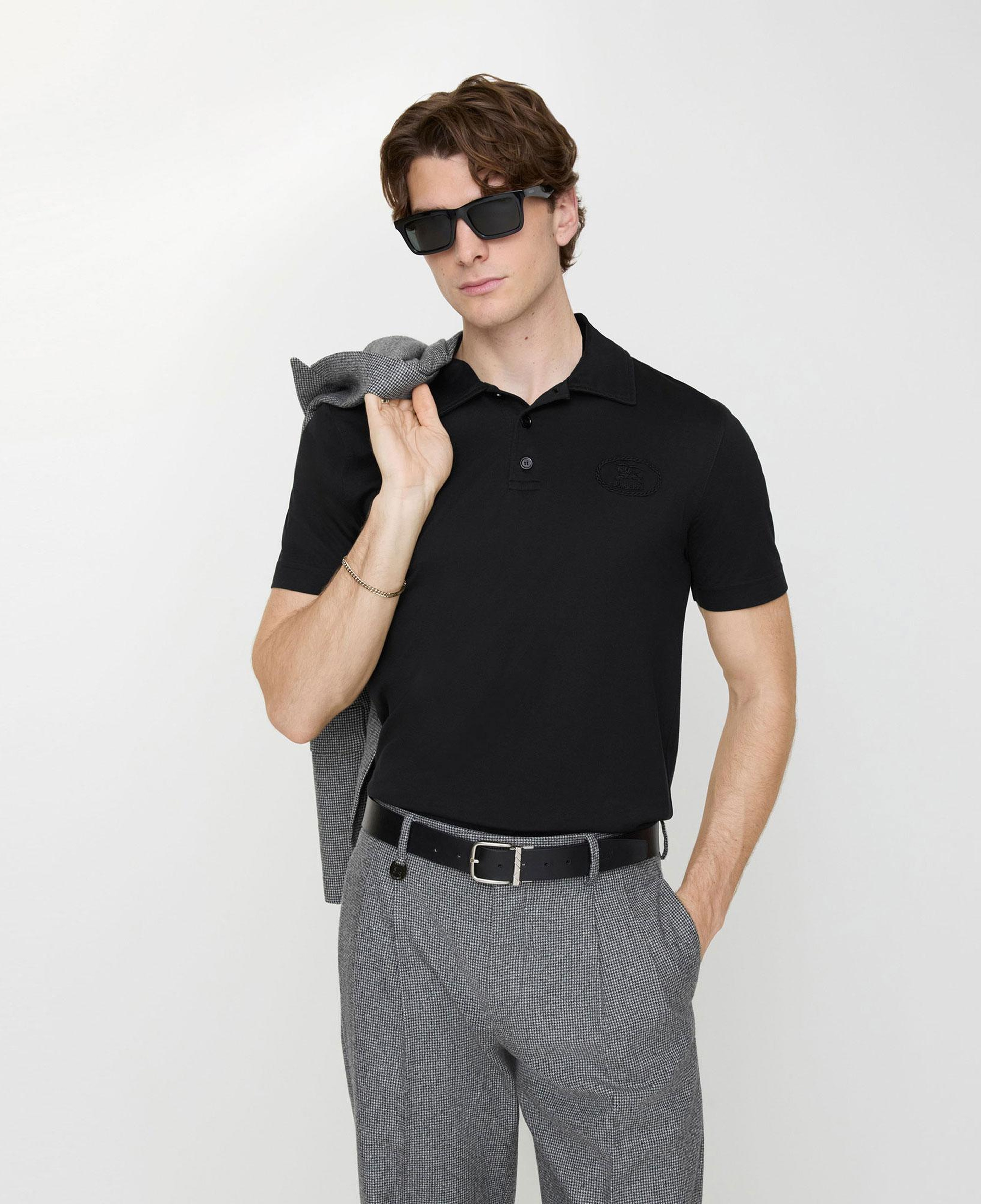 Burberry Erkek Siyah Polo