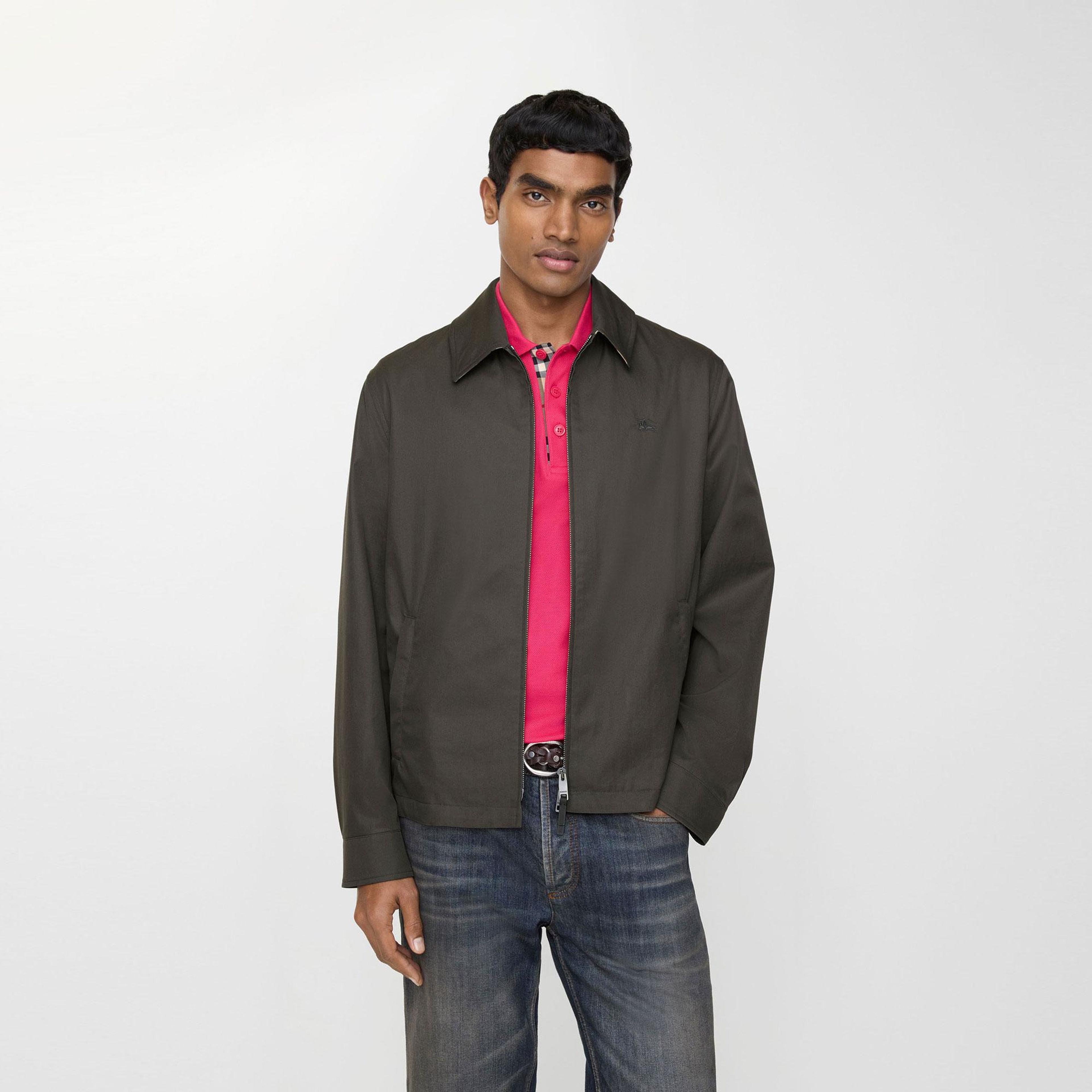 Burberry Erkek Antrasit Mont