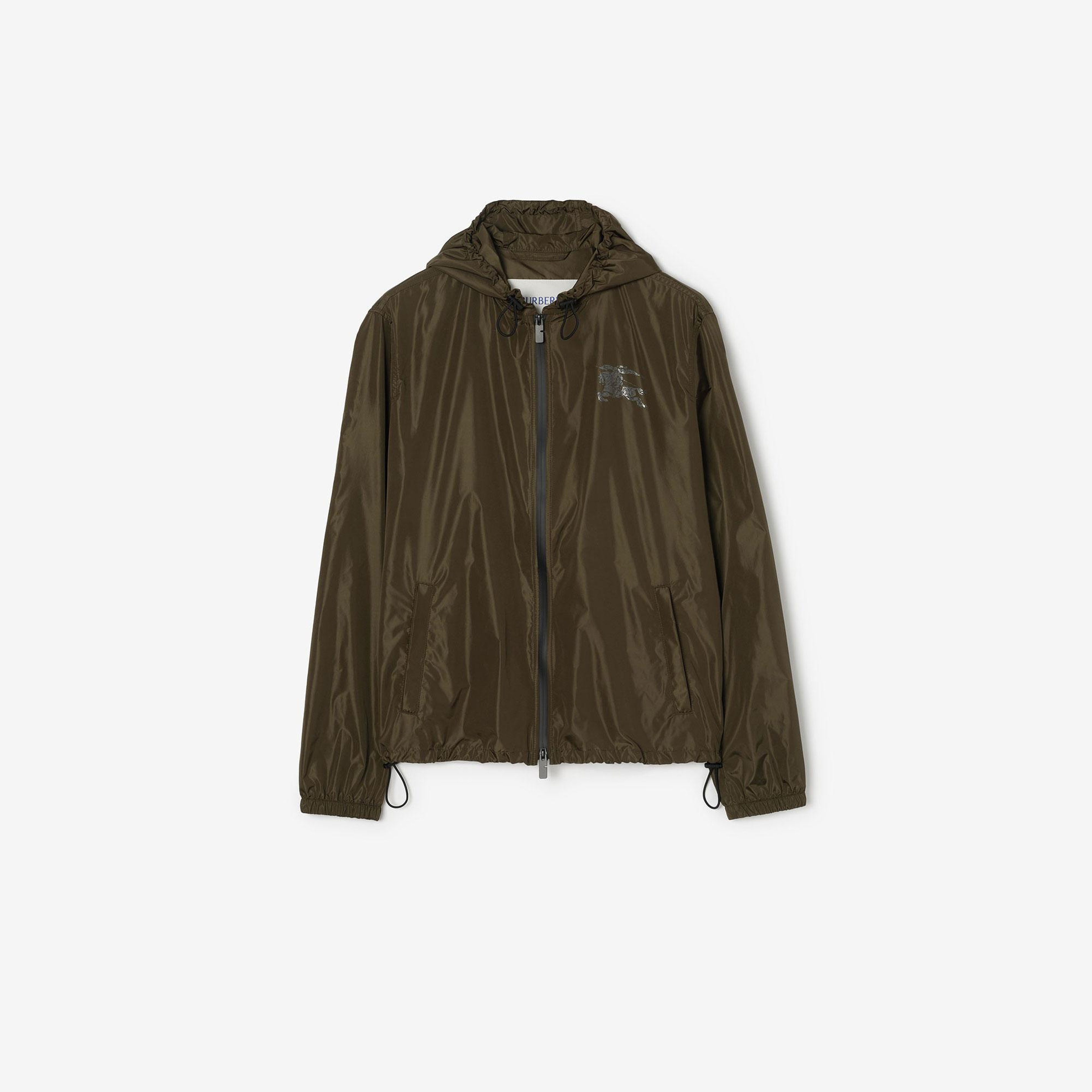 Burberry Ekd Nylon Hooded Erkek Haki Mont