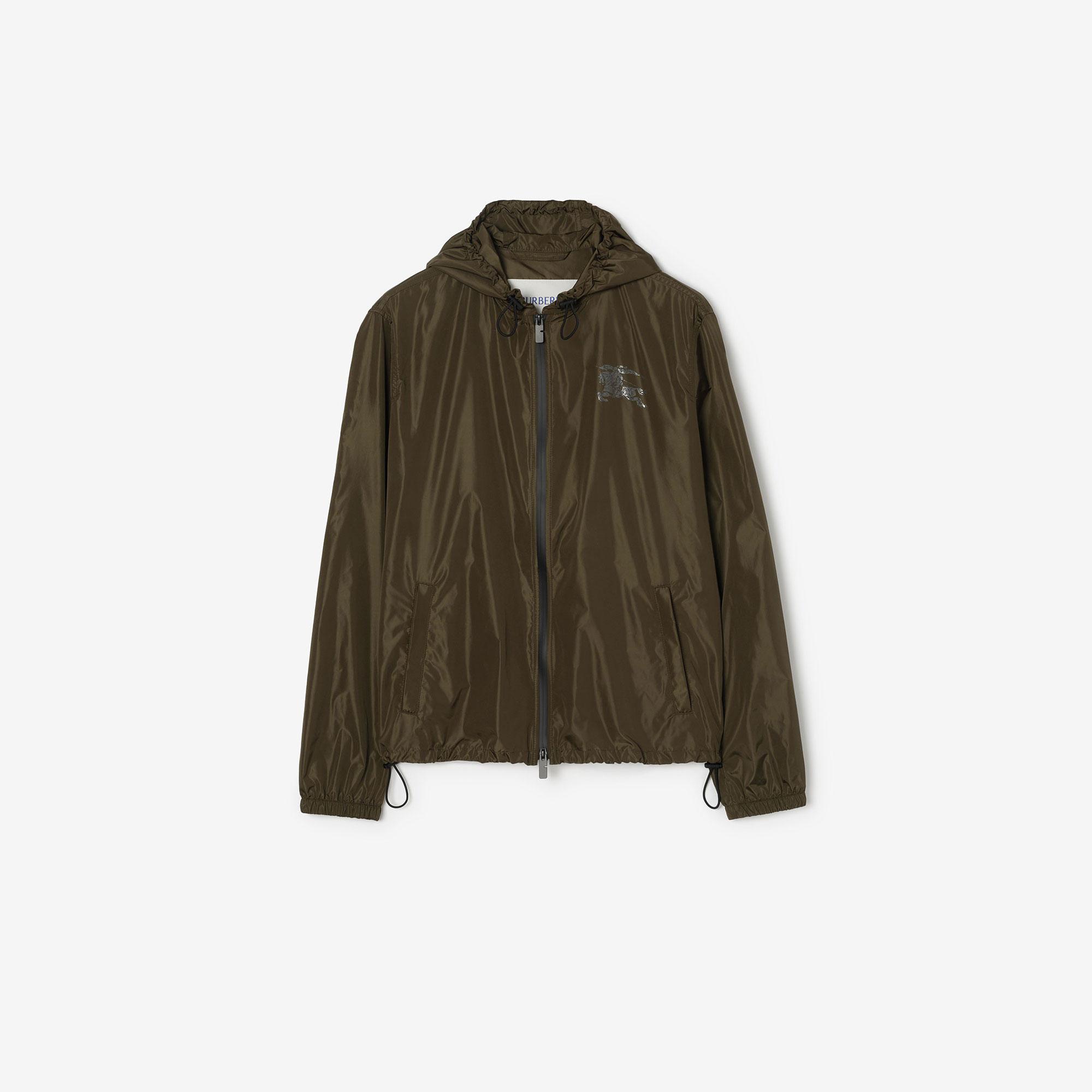 Burberry Ekd Nylon Hooded Erkek Haki Mont