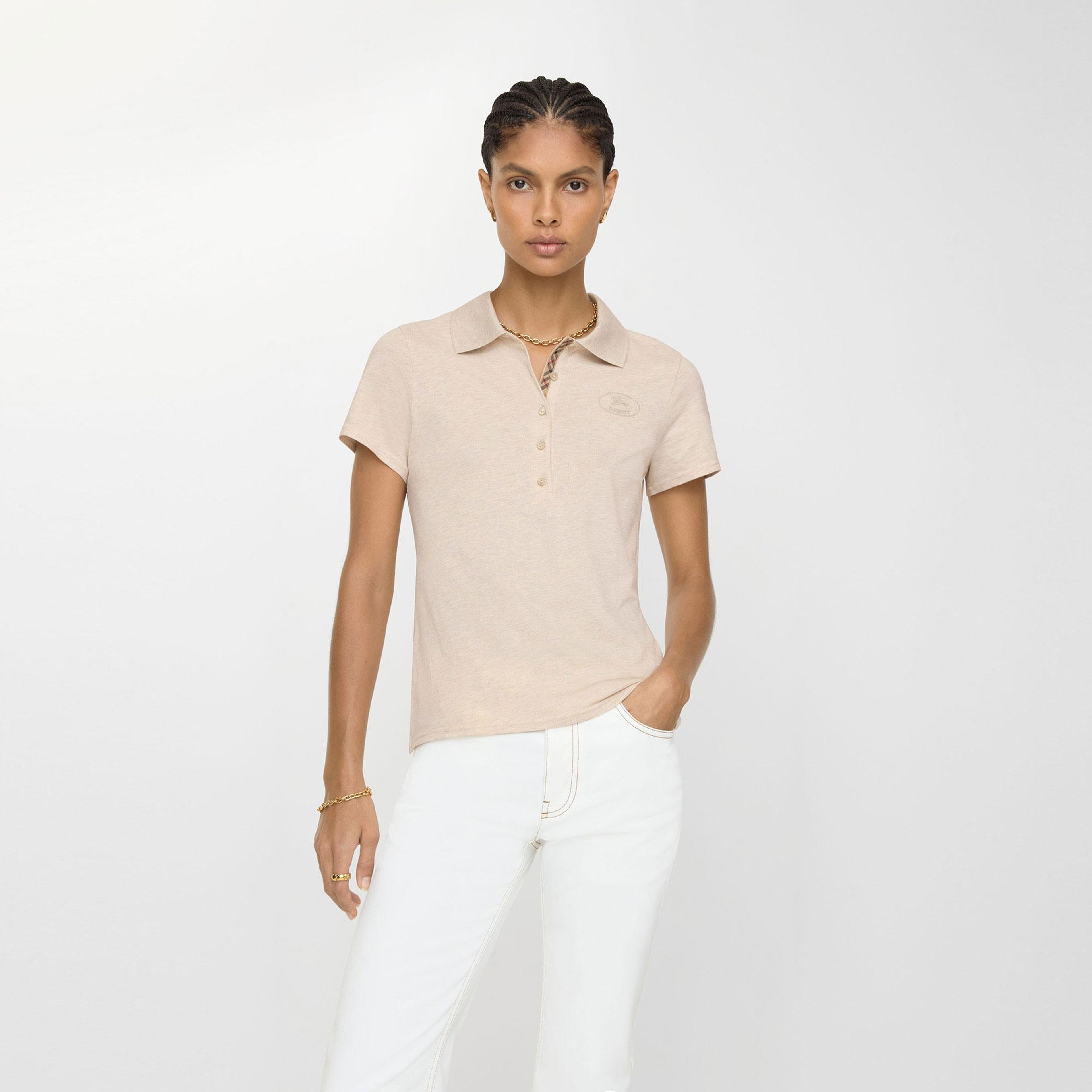 Burberry Kadın Bej Polo
