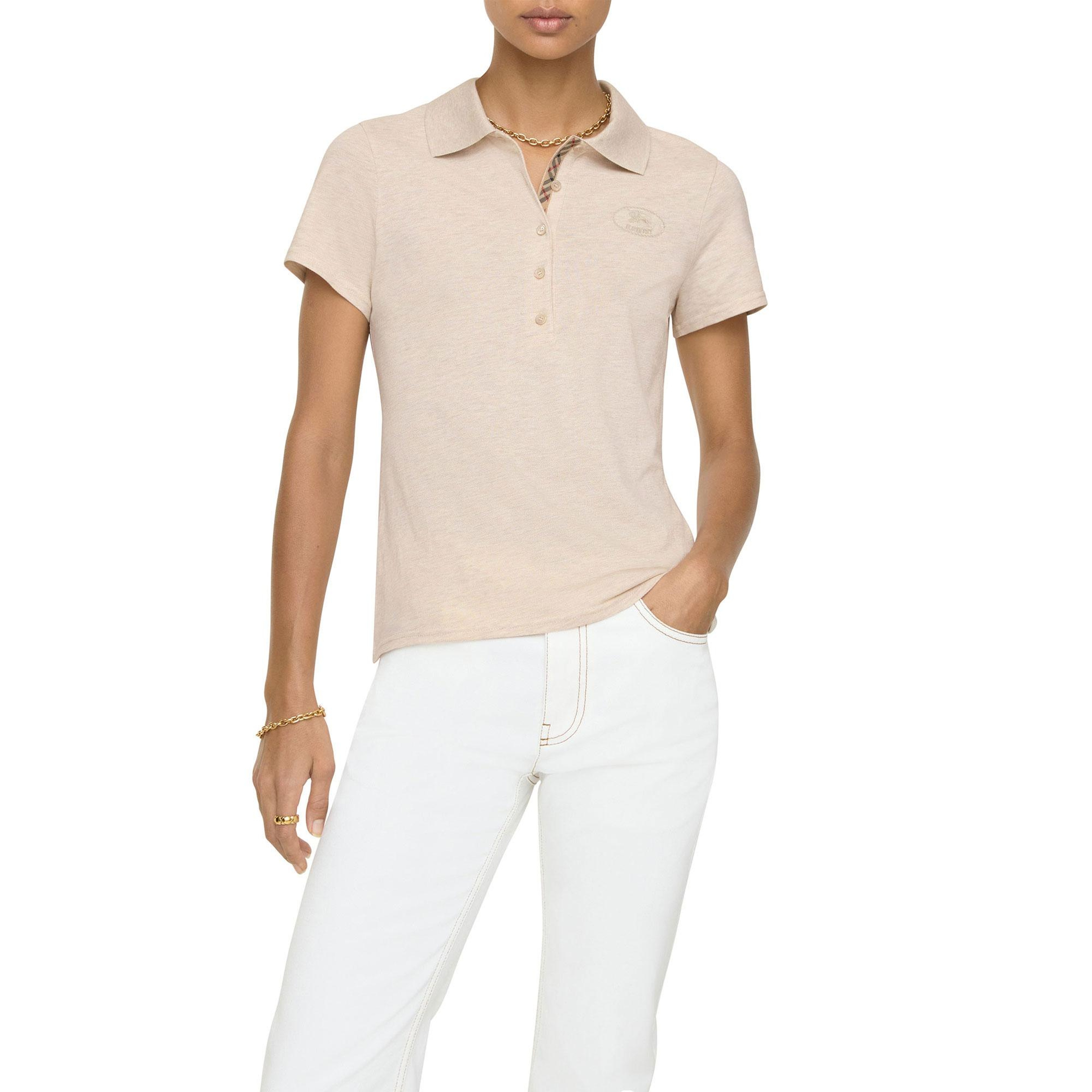 Burberry Kadın Bej Polo
