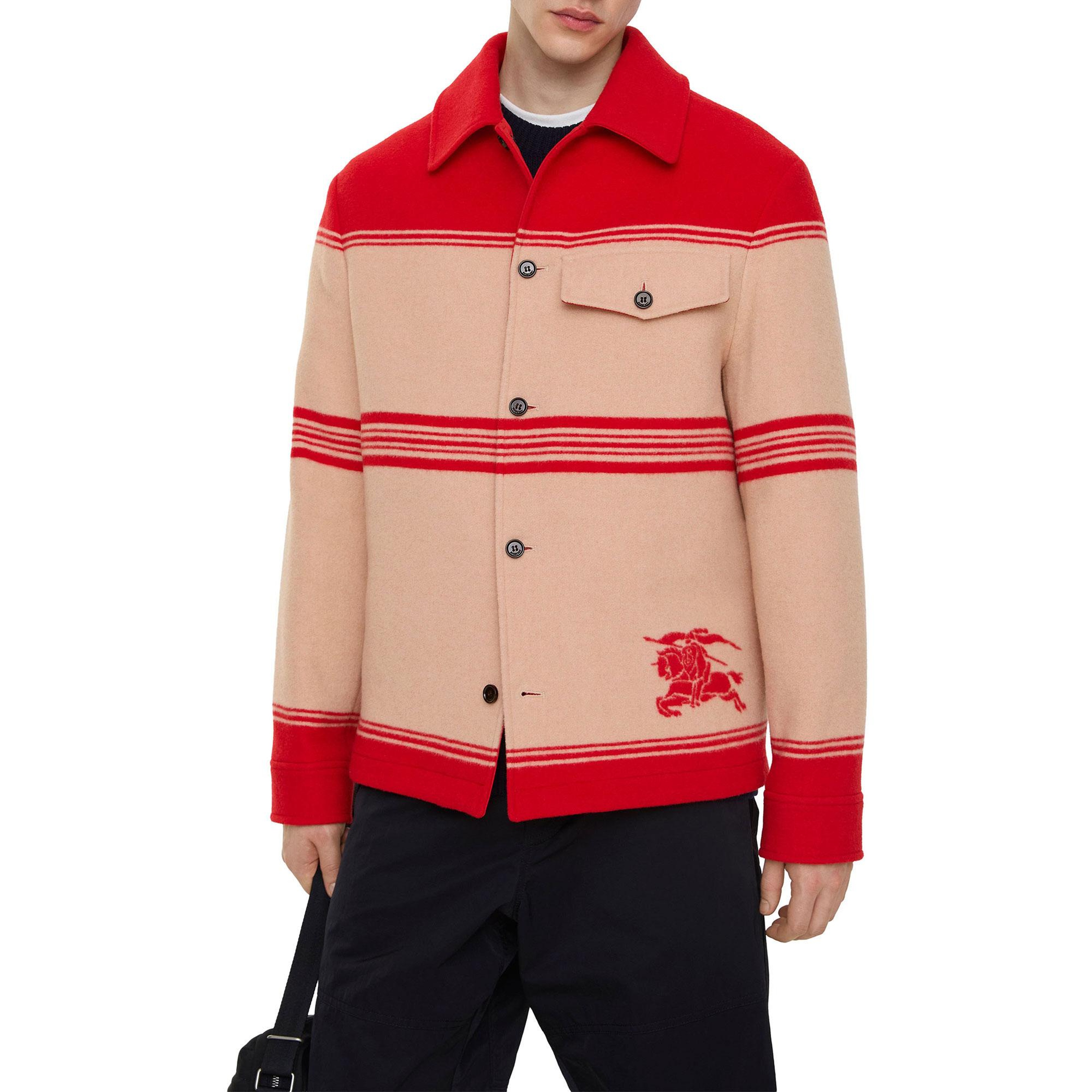 Burberry Erkek Kırmızı Mont