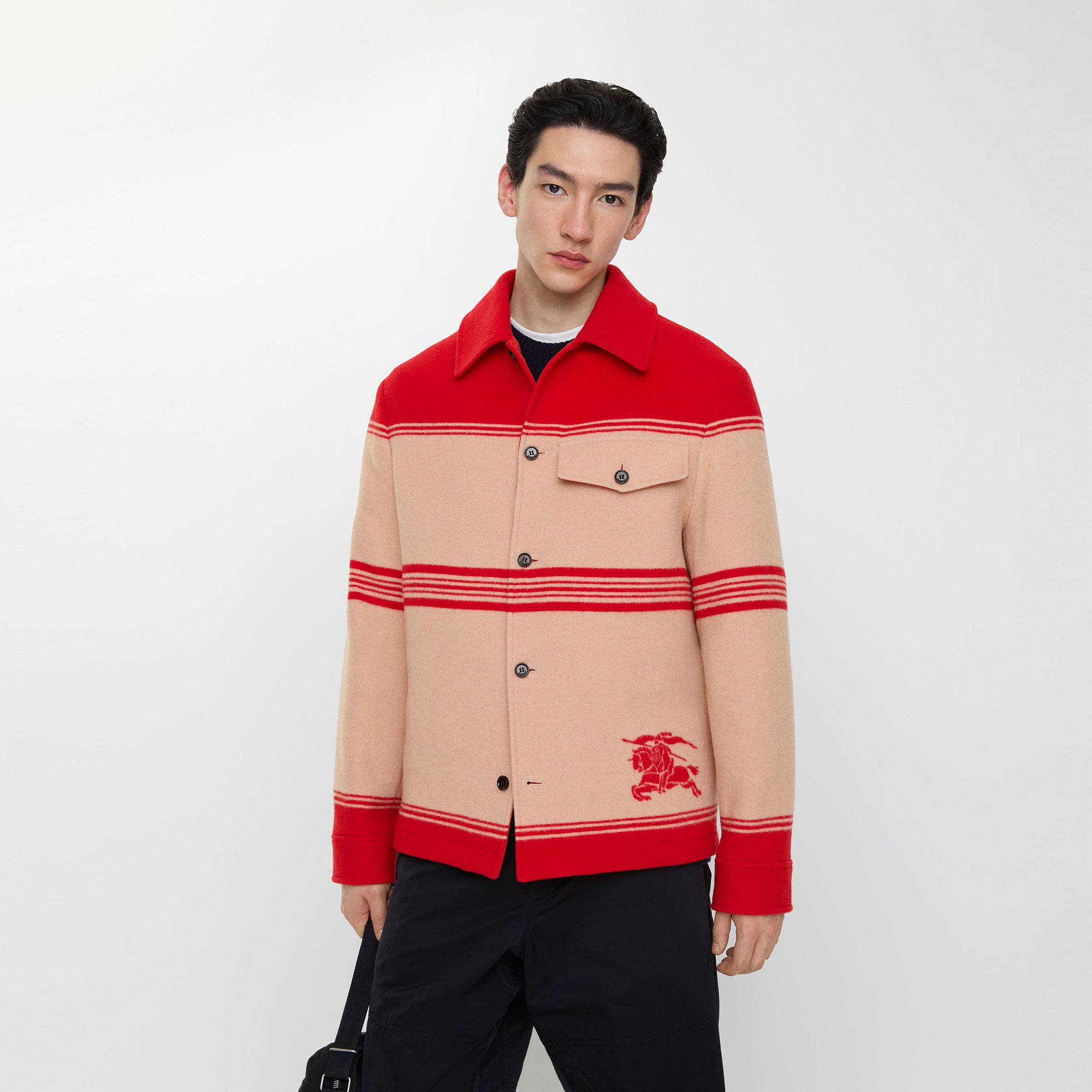 Burberry Erkek Kırmızı Mont