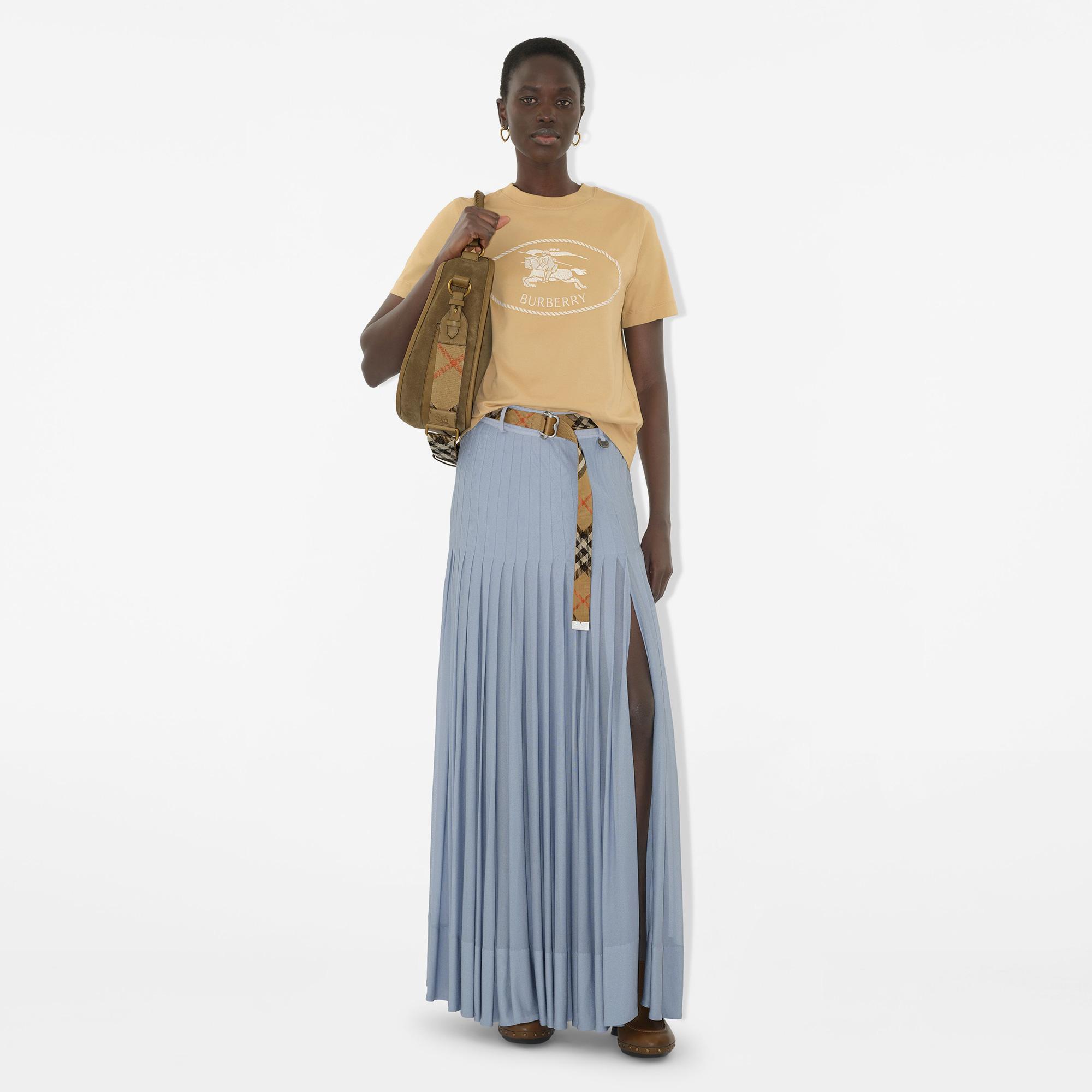 Burberry Kadın Bej T-Shirt