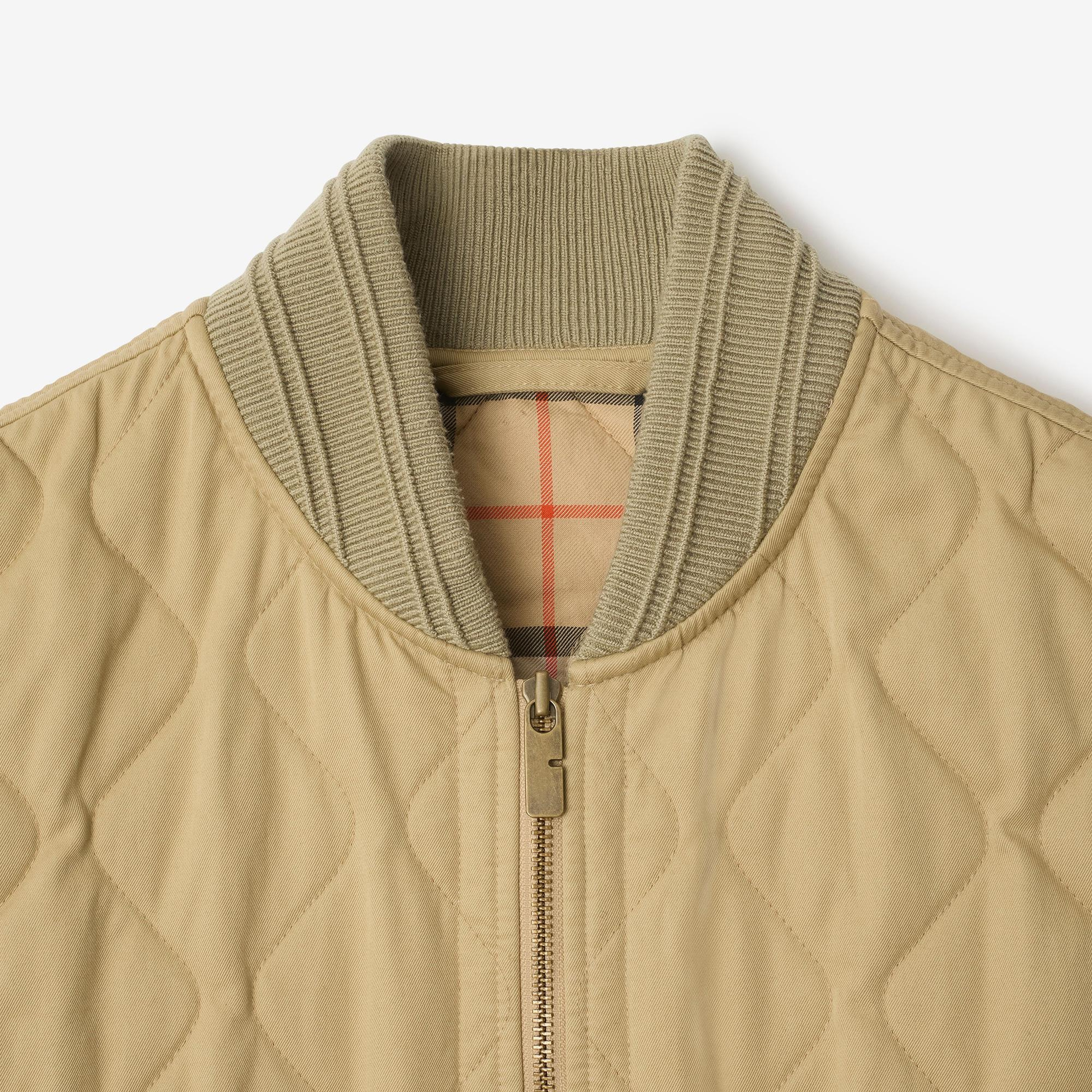 Burberry Quilted Gabardine Gilet Erkek Bej Yelek